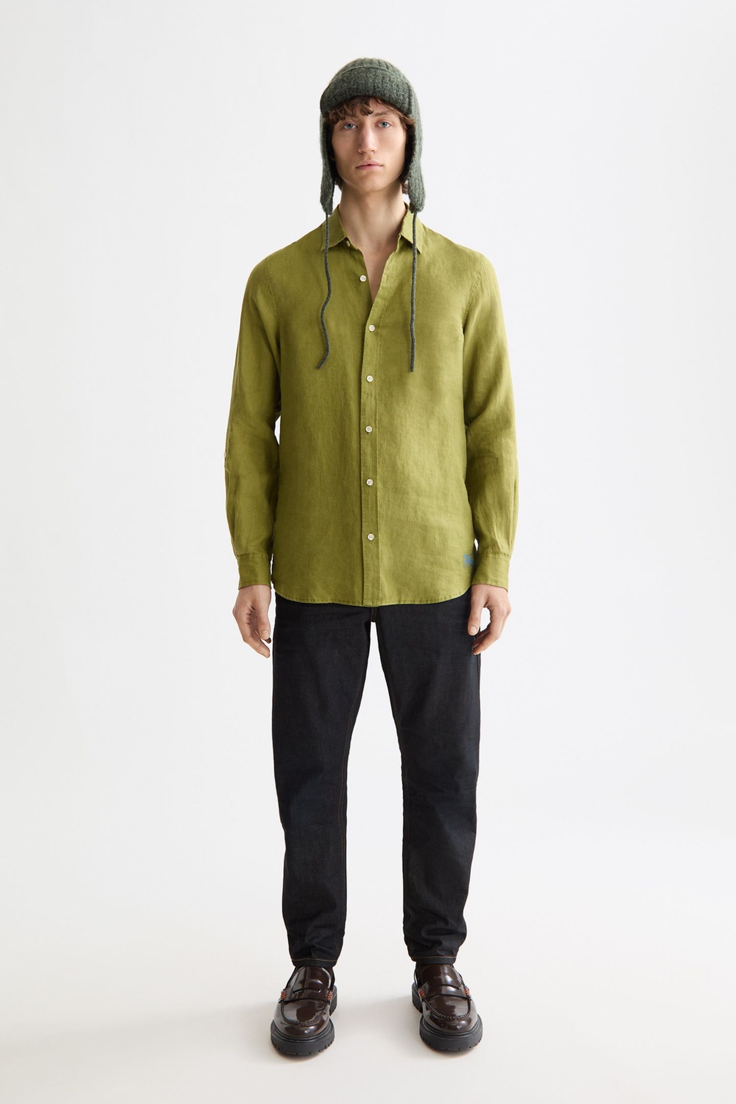 THE DEAN LOOSE TAPERED JEANS — DEEP RAYS DEEP RAYS 1