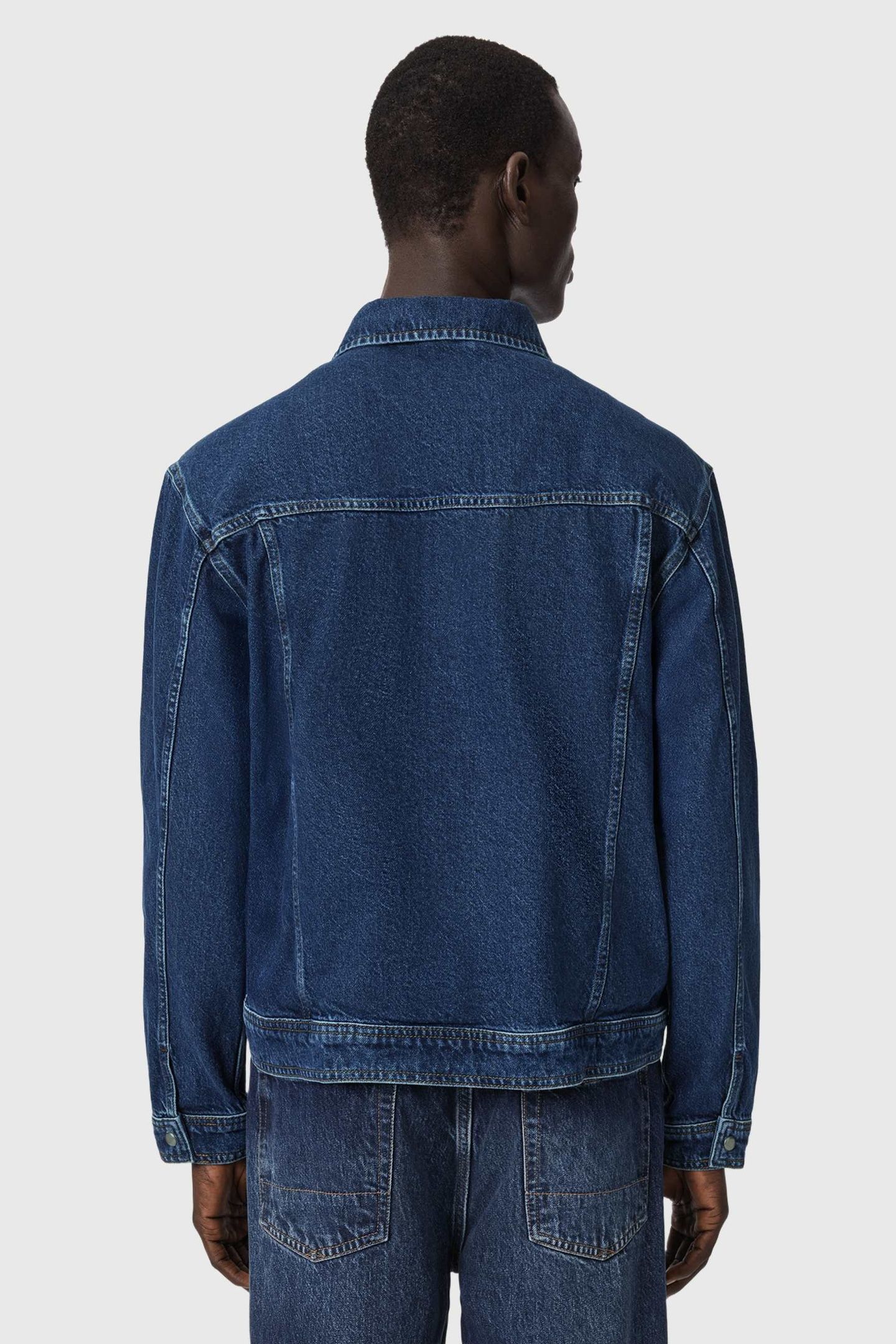 CAST DENIM JACKET DARK INDIGO 4