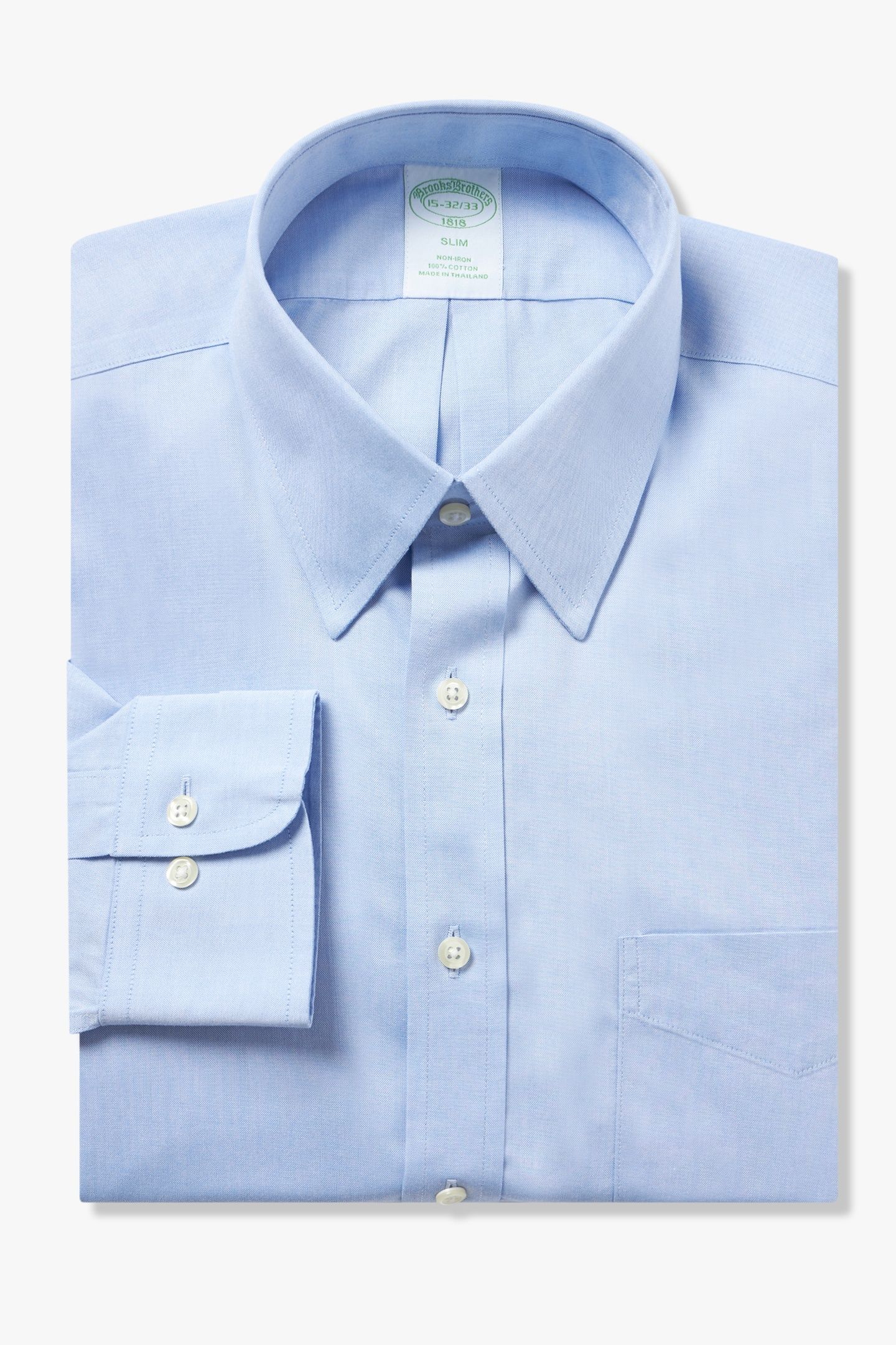 NON-IRON SOLID SHIRT LIGHT BLUE 2