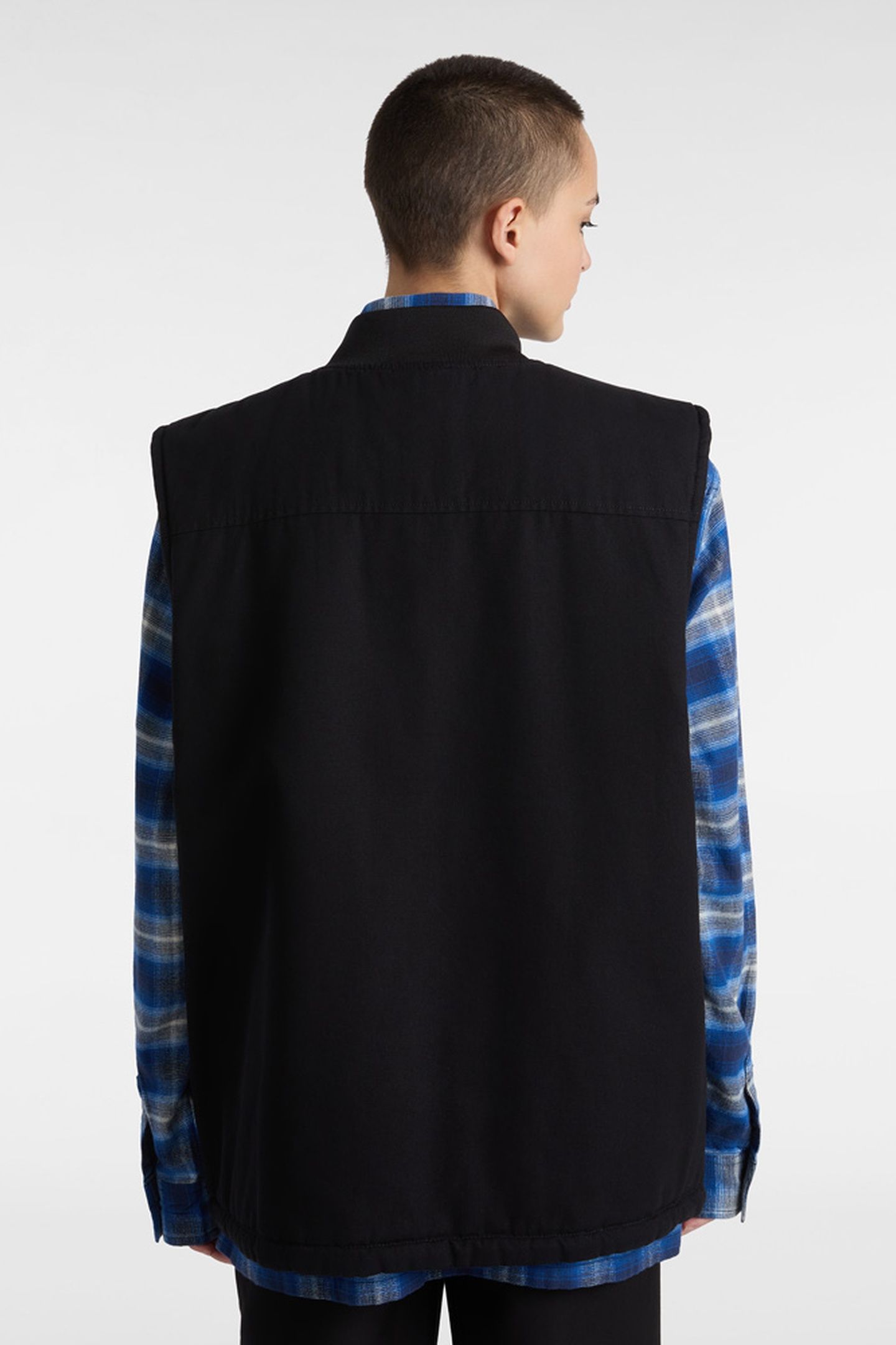 TALBOT REVERSIBLE VEST BLACK/TRUE BLUE 7