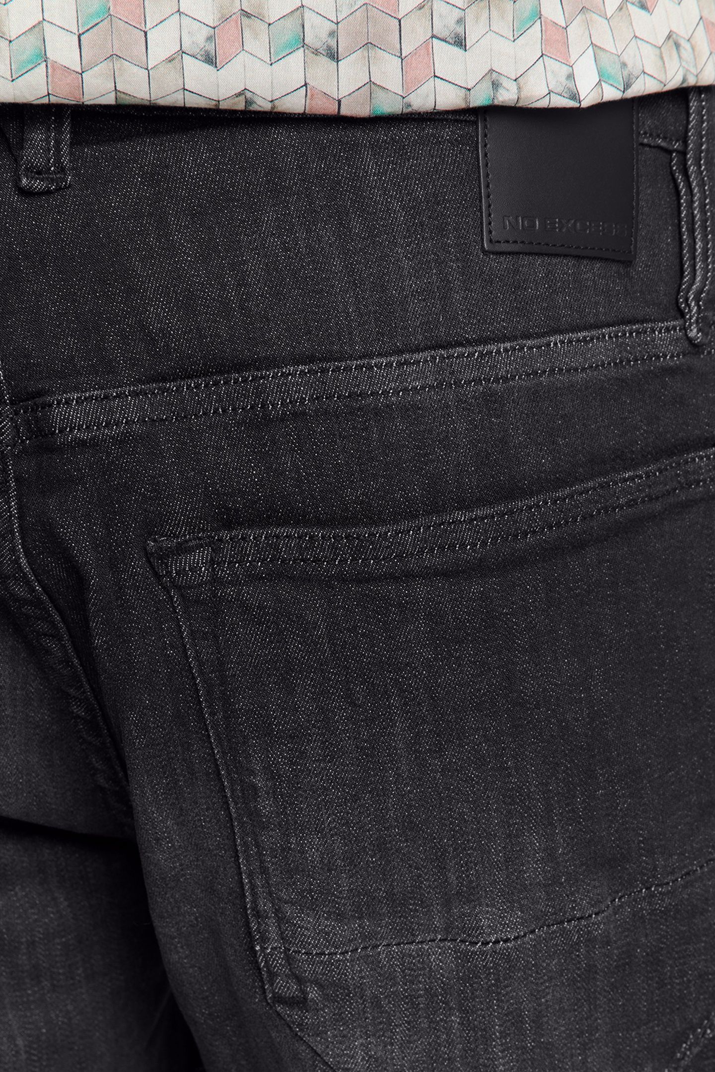 SHORT DENIM STRETCH BLACK DENIM 7