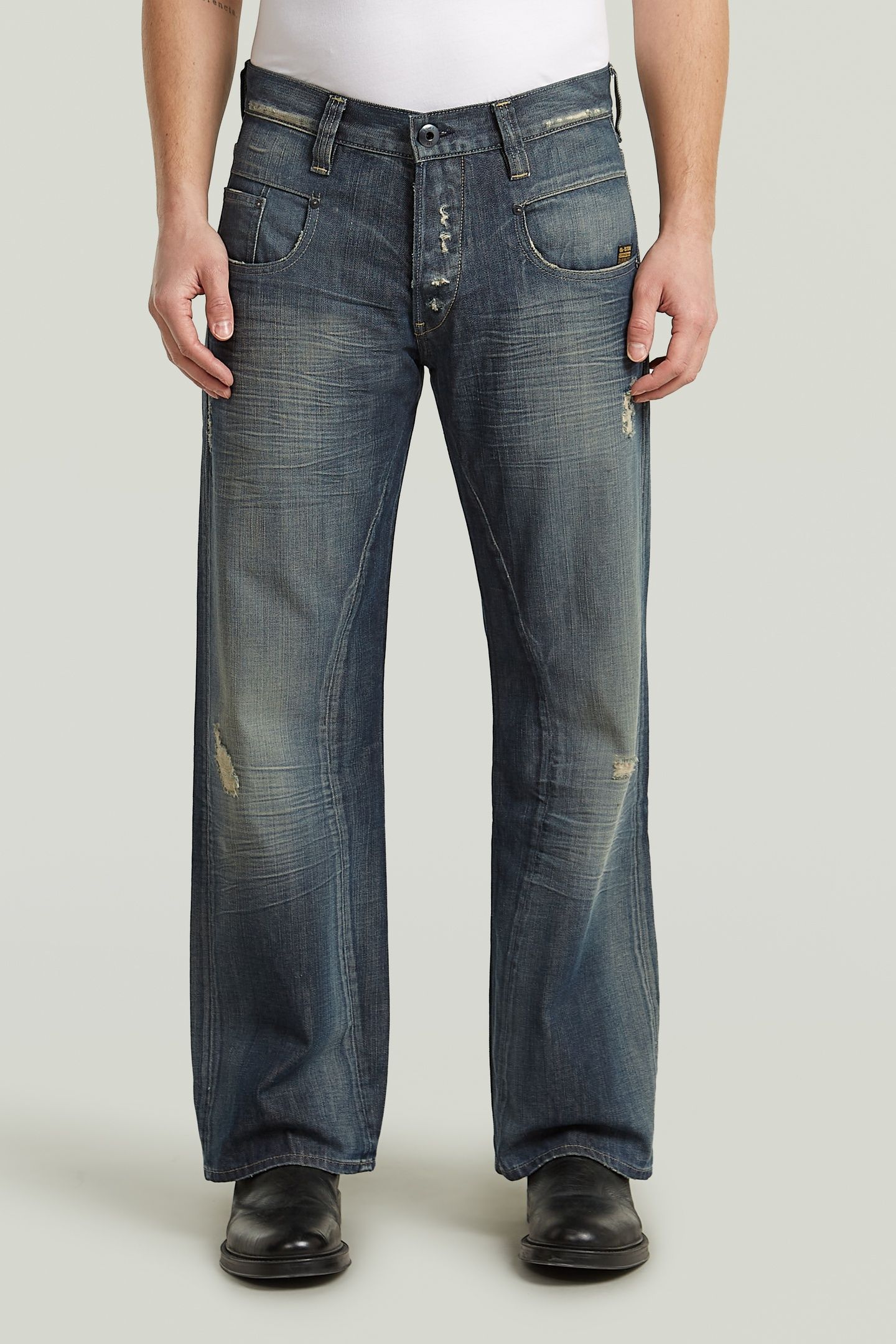 G-STAR RADAR LOW LOOSE JEANS MEDIUM BLUE 1
