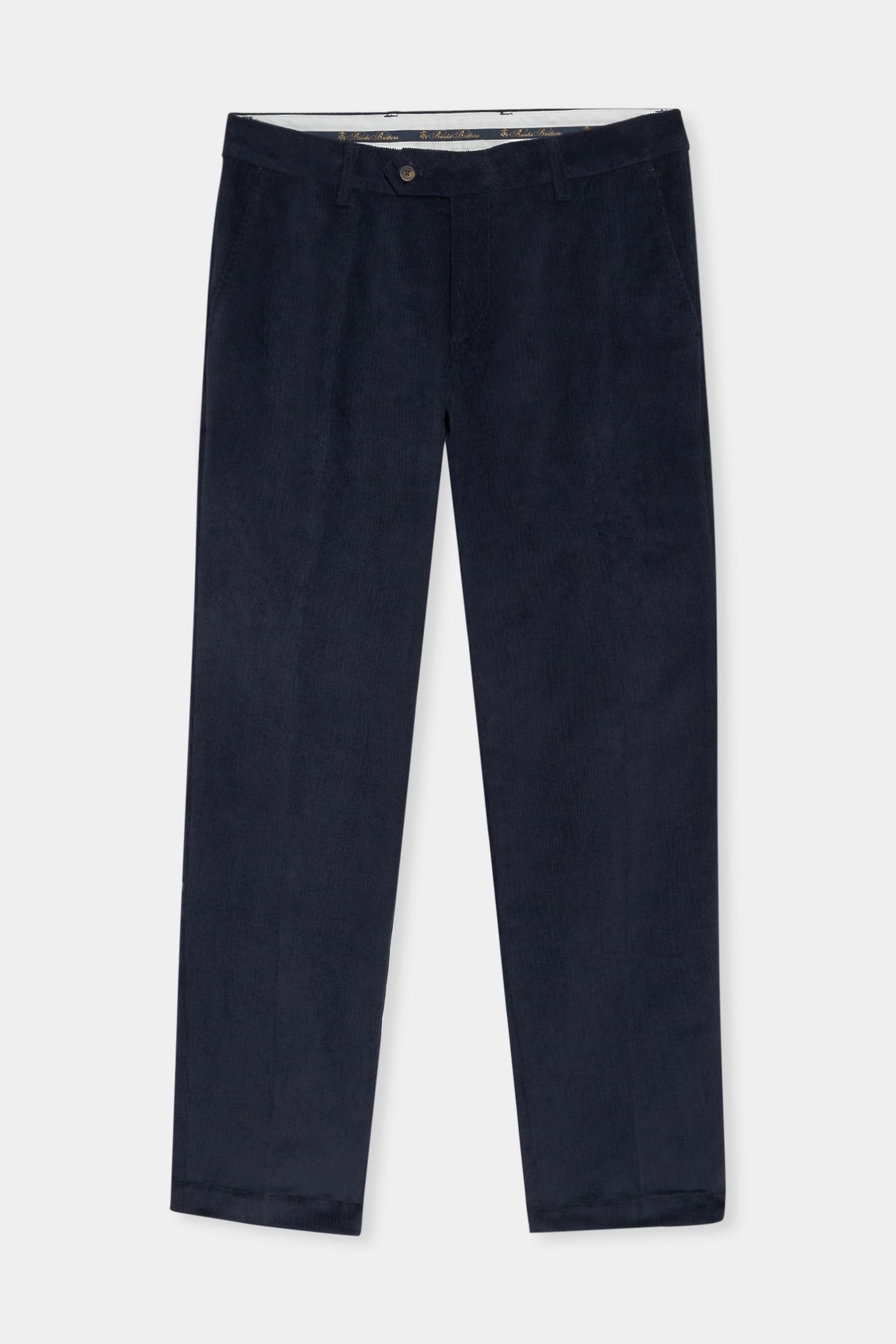 SLIM FIT COTTON CORDUROY CHINOS NAVY 4