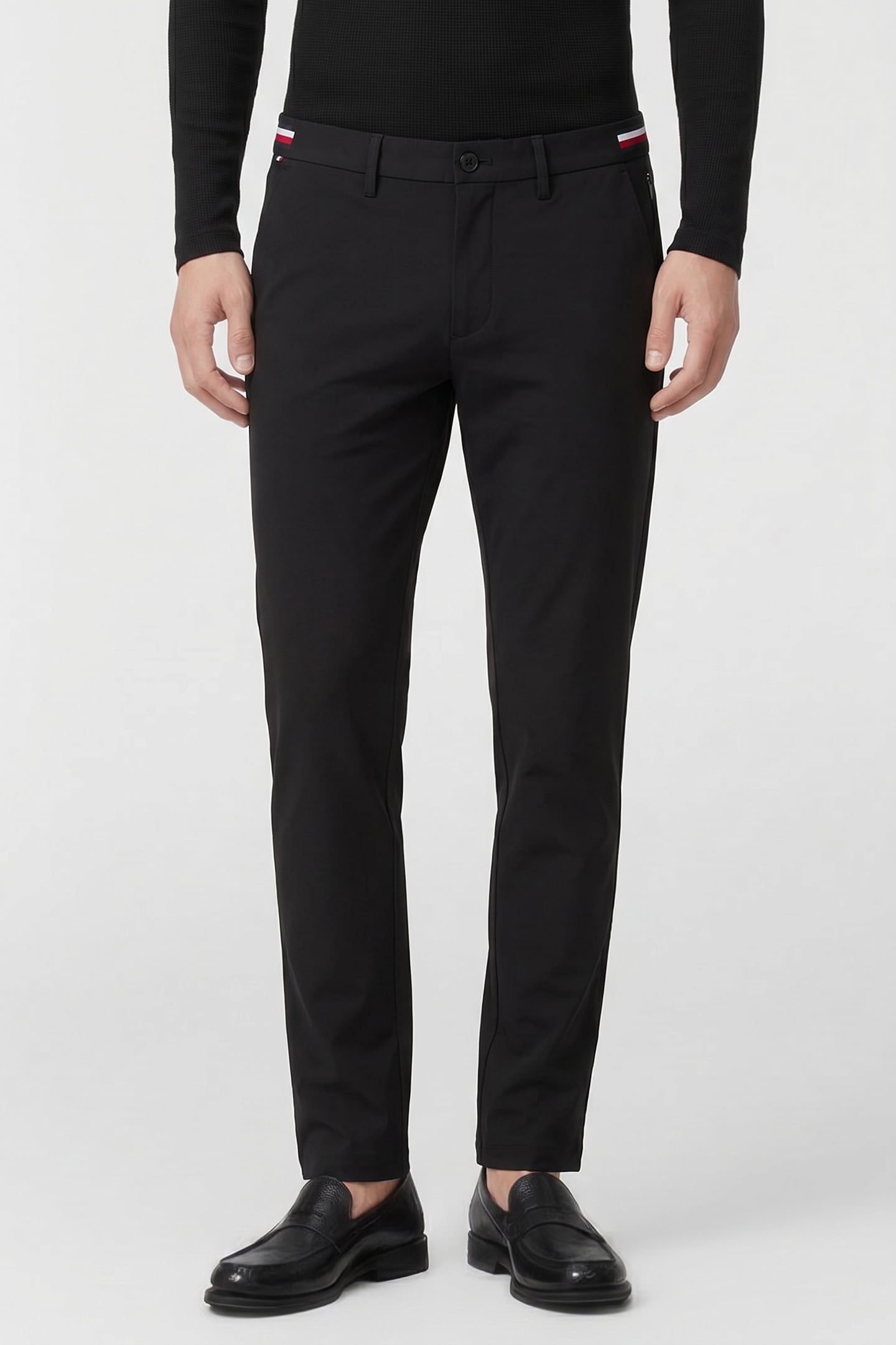 DENTON KNIT TECH CHINO BLACK 1