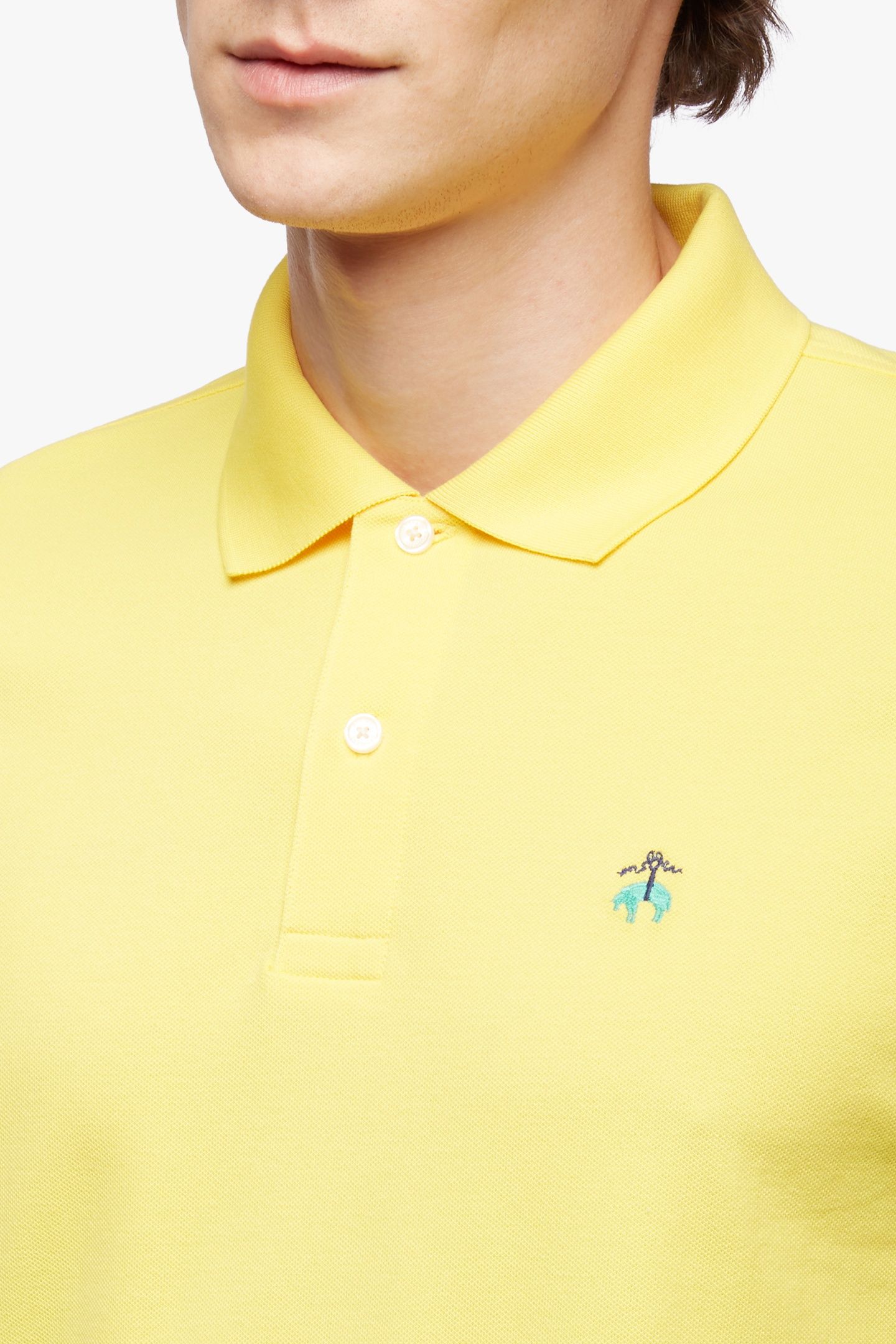 GOLDEN FLEECE ORIGINAL FIT STRETCH SUPIMA POLO SHIRT BRIGHT  6