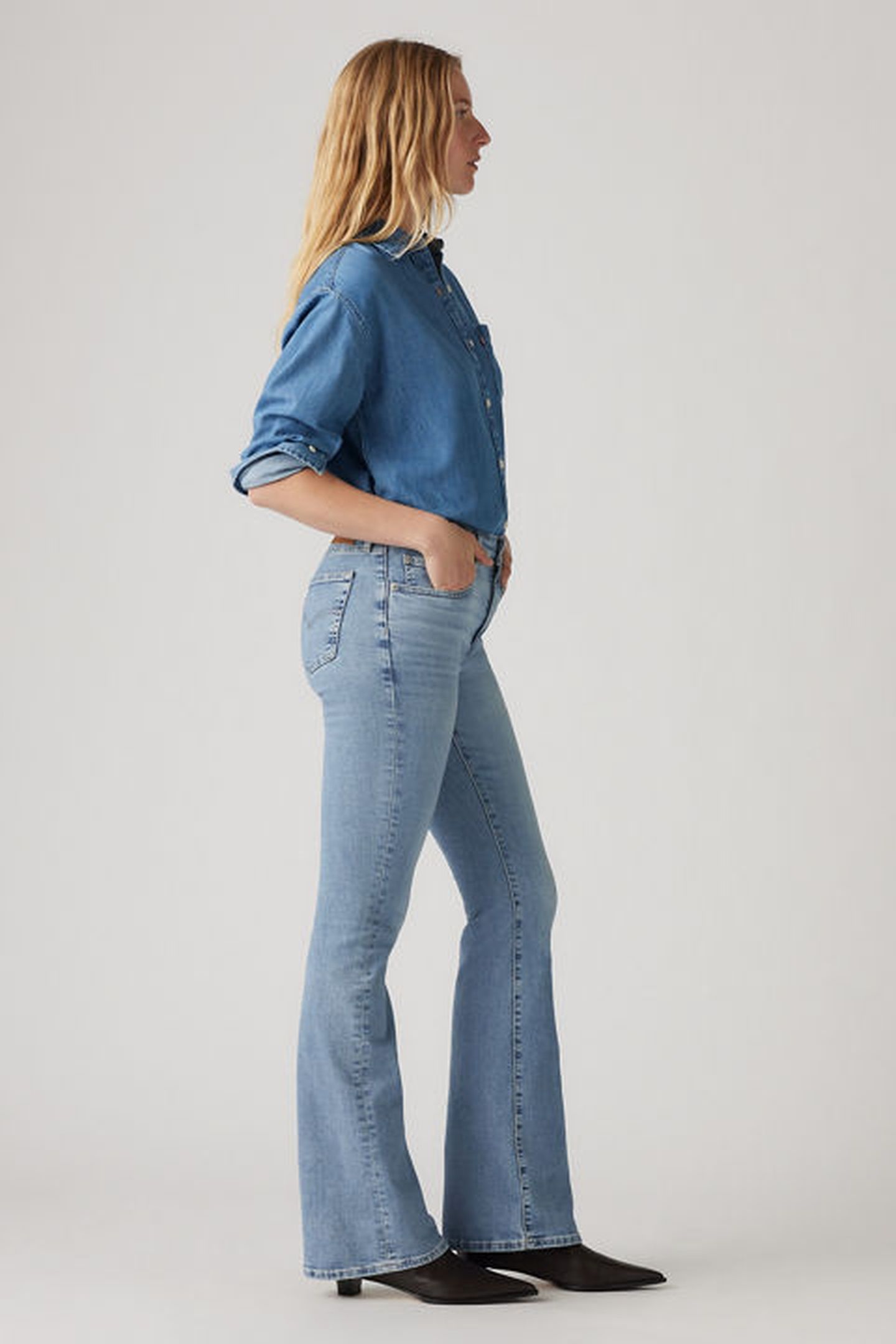 726 HIGH RISE FLARE JEANS 5