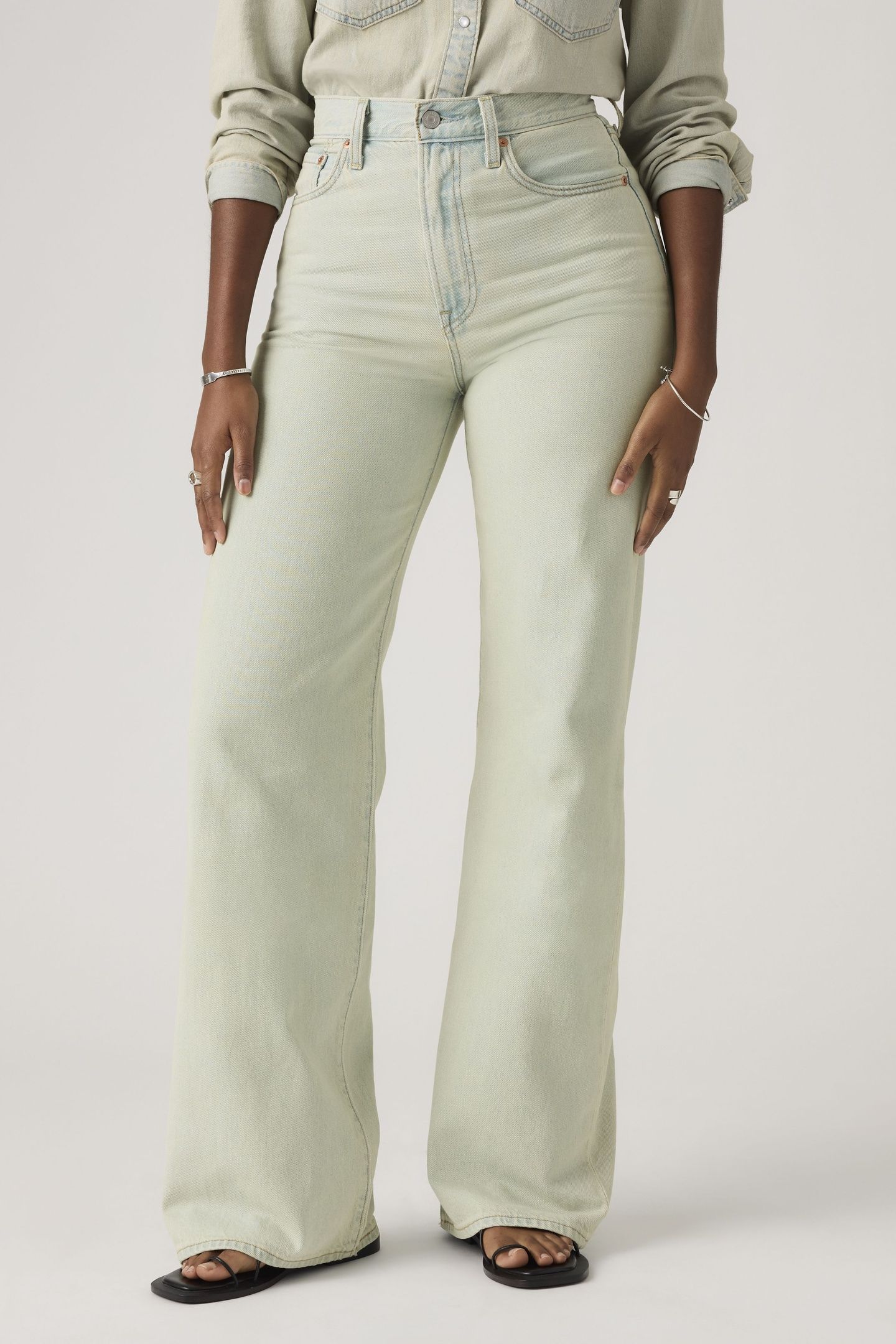 RIBCAGE WIDE LEG JEANS 5