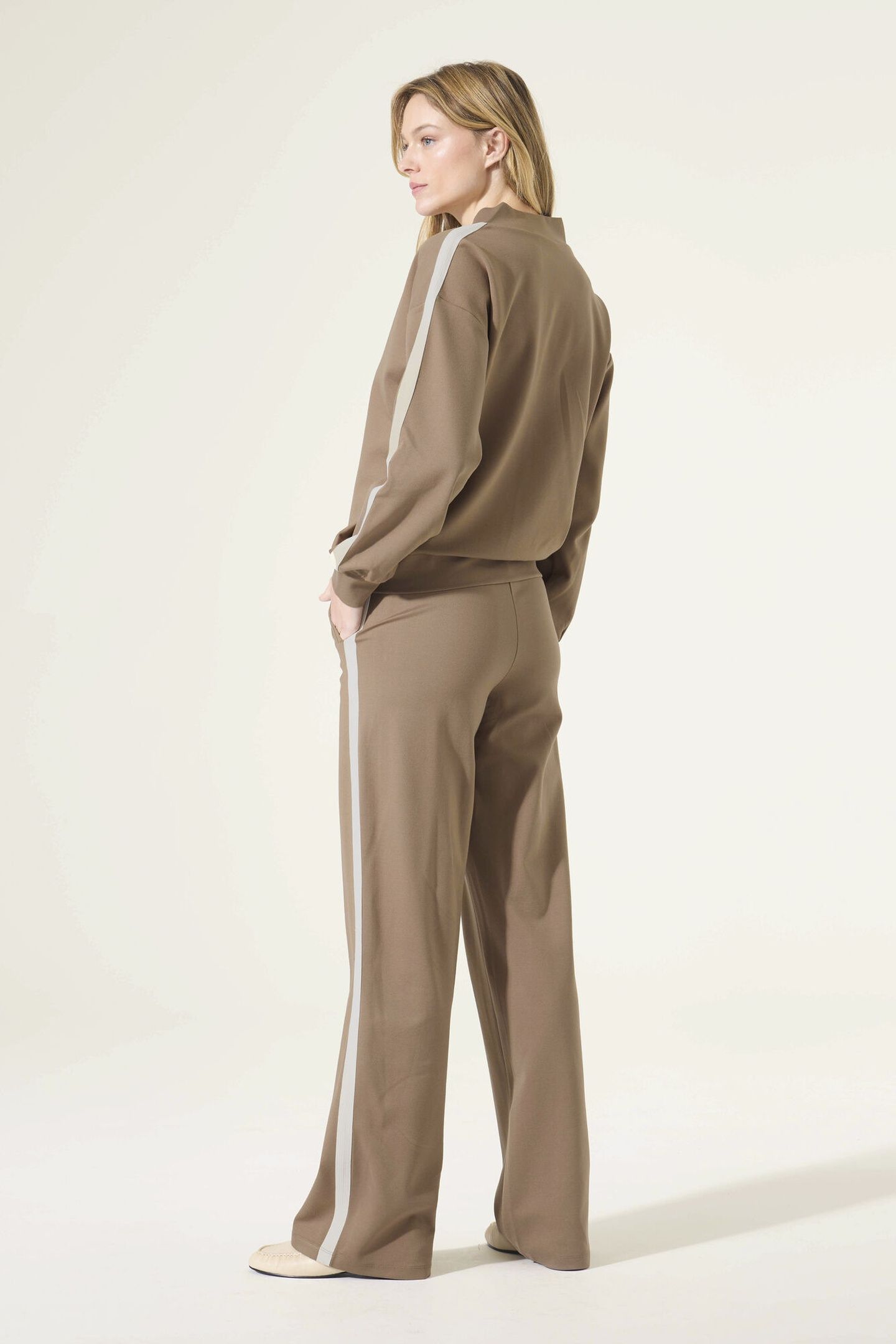 LADIES PANTS SOFT TAUPE 3