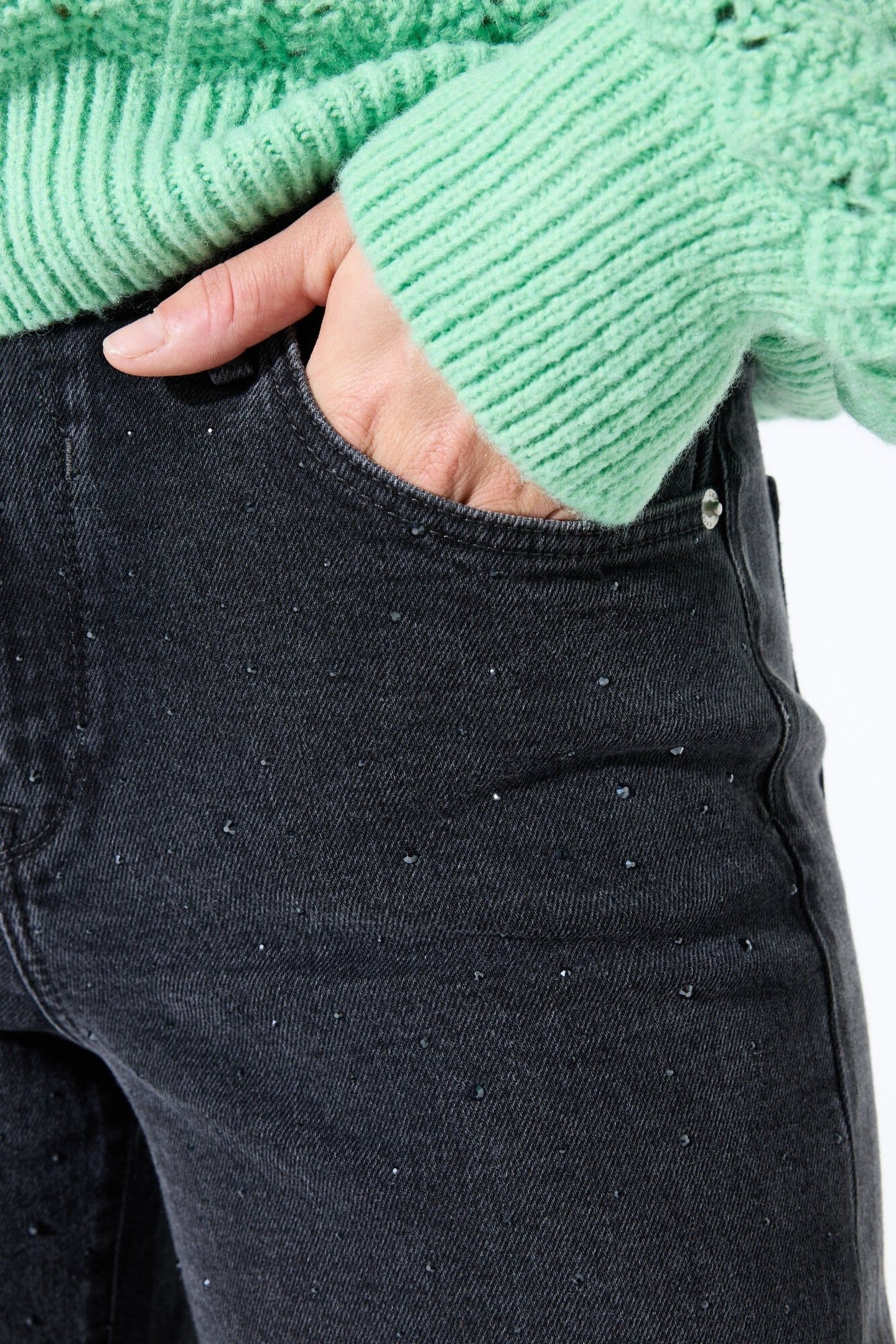 CELIA PANTS DENIM DARK USED 5