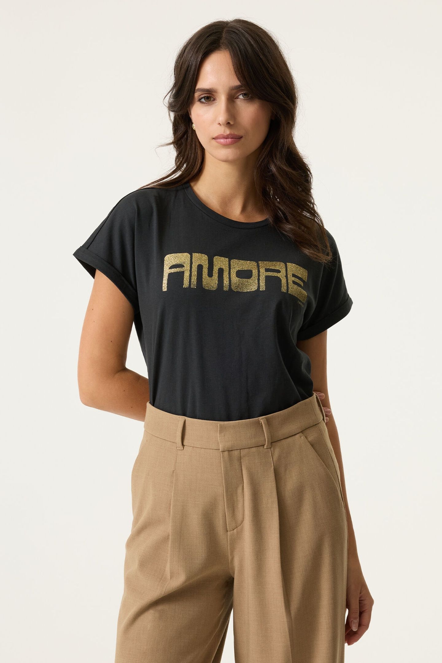 LADIES T-SHIRT SS ANTRACITE 1
