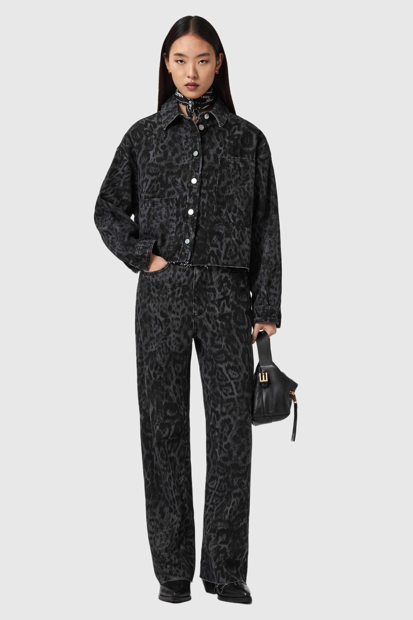NICKY DENIM SHACKET LEPPO BLACK 1