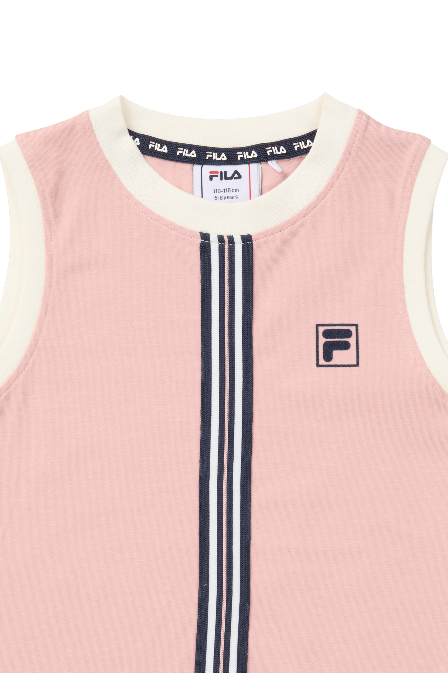 PRATOLINO REGULAR HERITAGE TAPE SLEEVELESS DRESS MELLOW ROSE 2