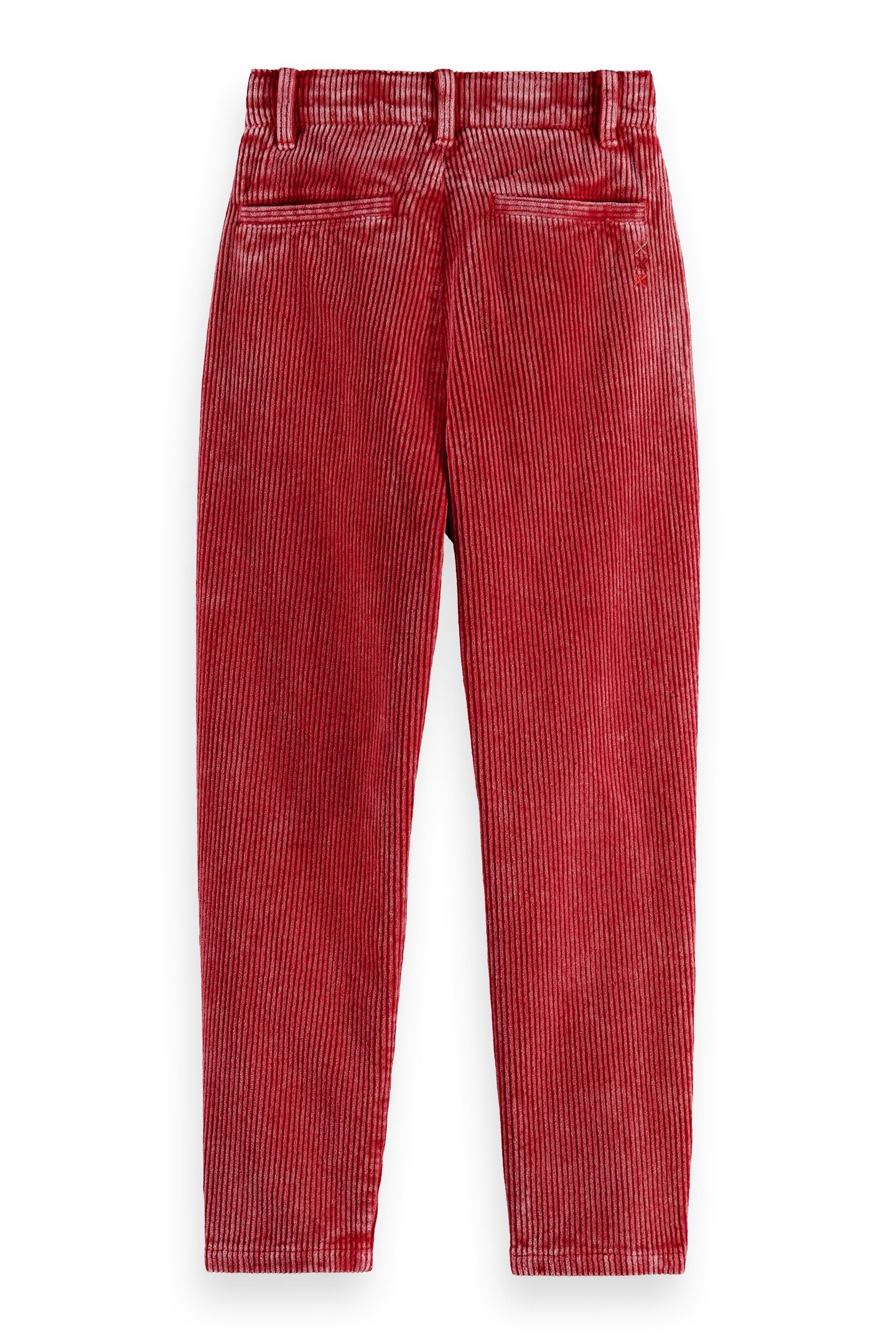 BOY LOOSE-TAPERED GARMENT-DYED CORDUROY PANTS KETCHUP 2