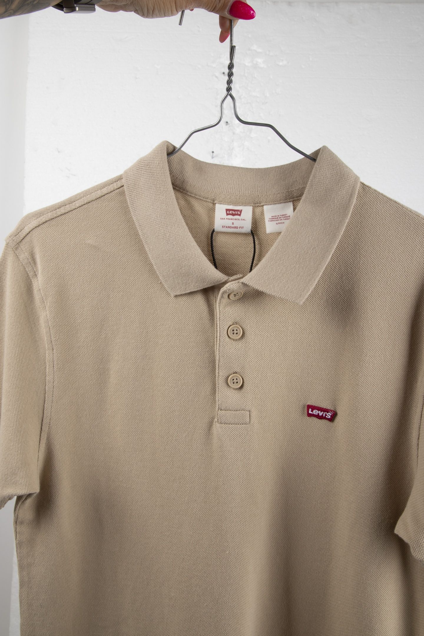 LEVIS HM POLO WHITE PEPPER 4