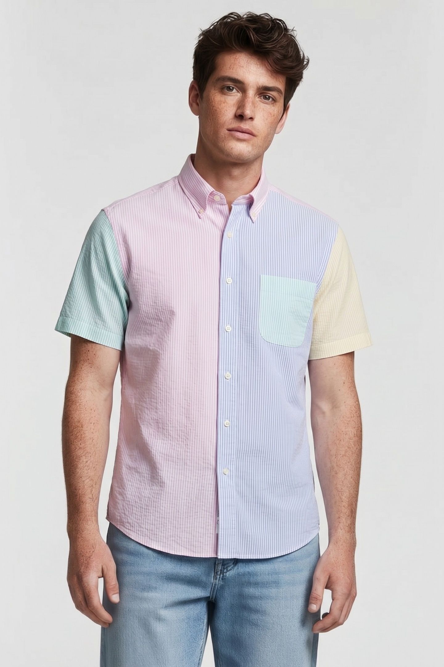 CASUAL OXFORD SHIRT MULTI 1