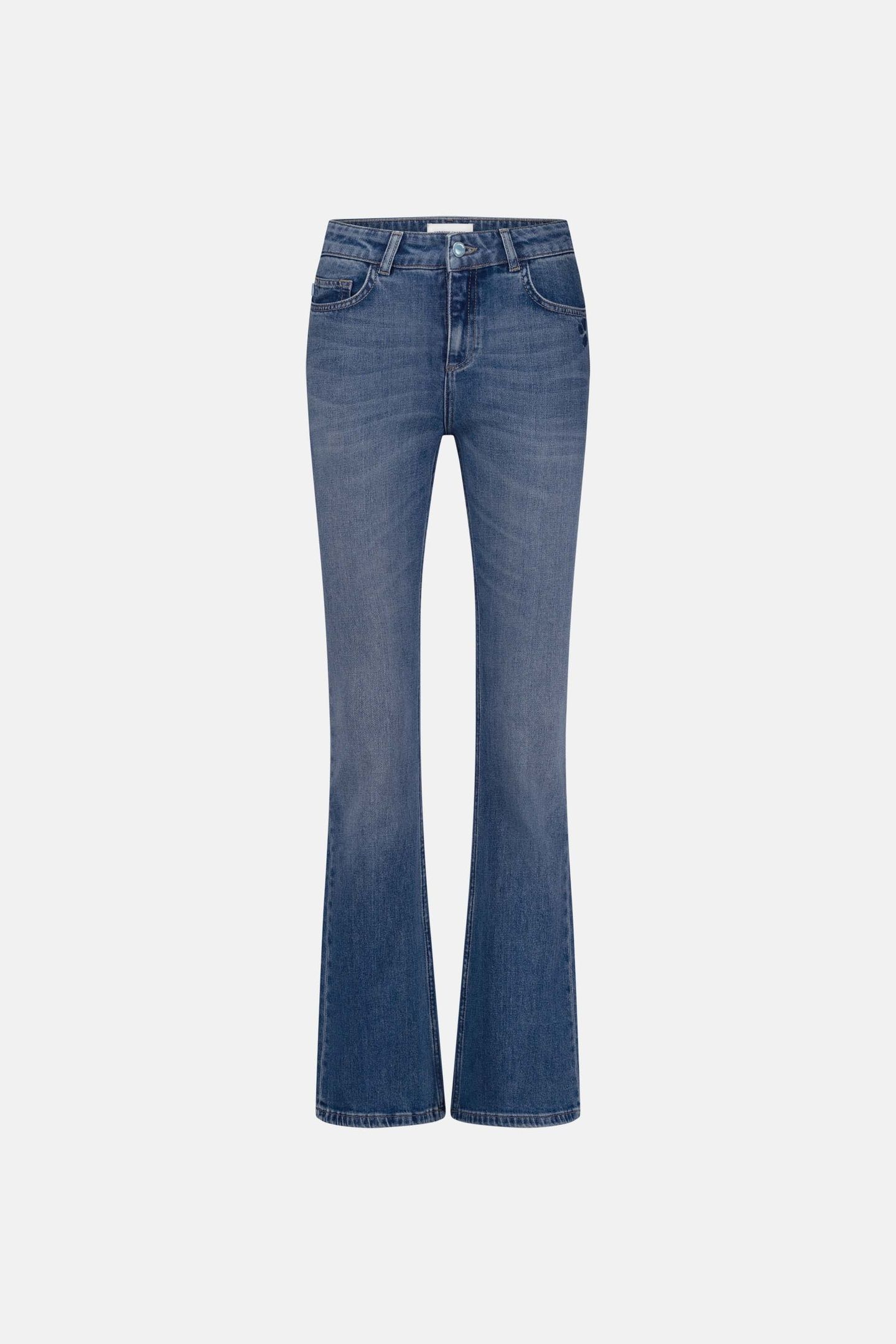 EVA FLARE JEANS MID BLUE 5