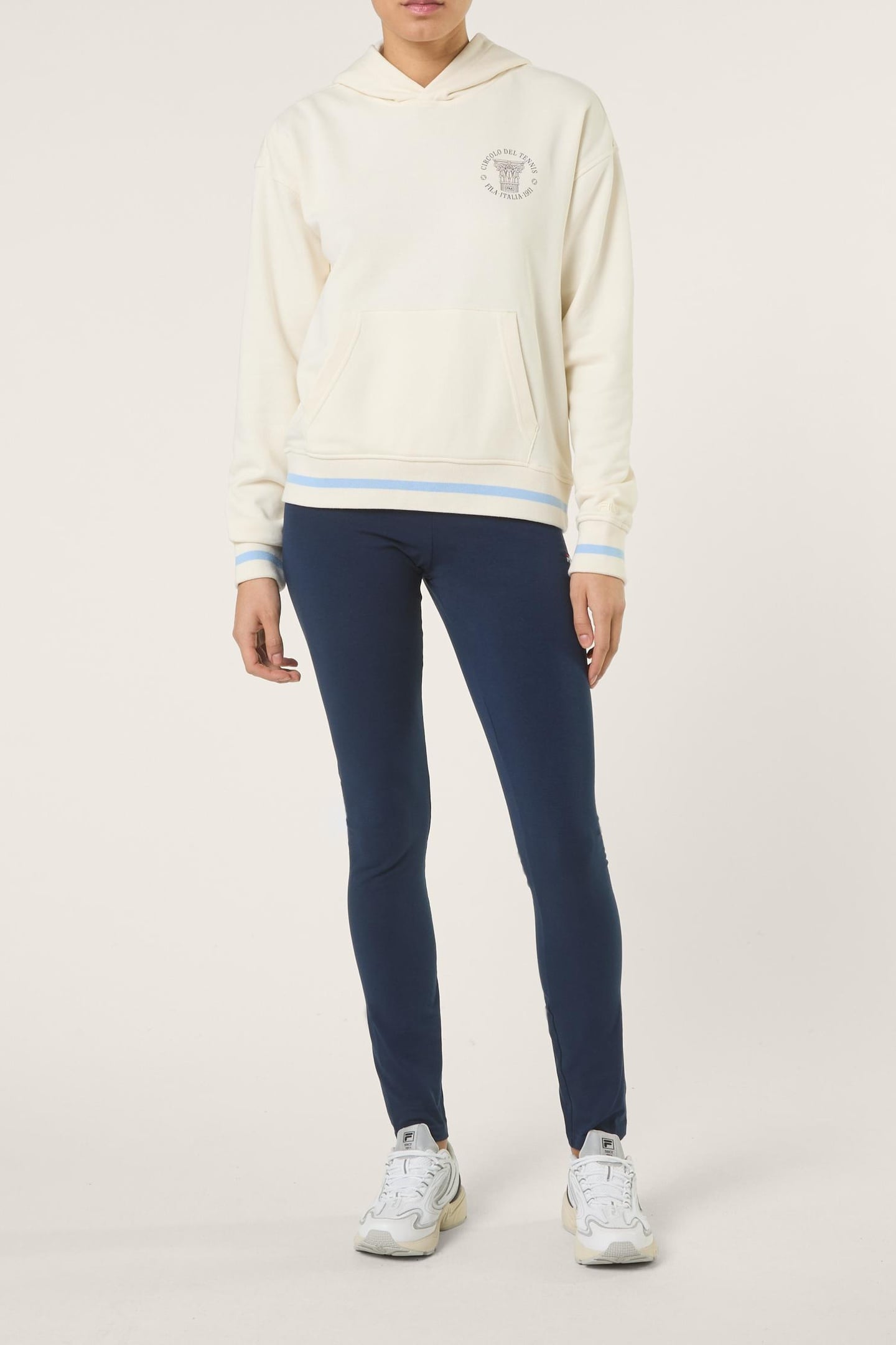 MARLIA RELAXED GRAPHIC HOODIE EGRET 2