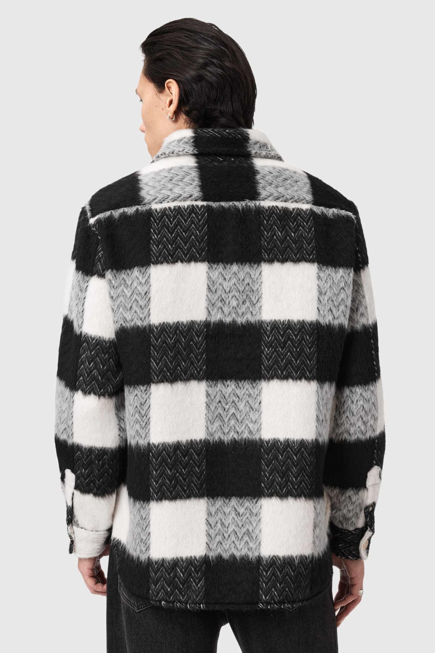 RIVER LS SHIRT BLACK/WHITE 5