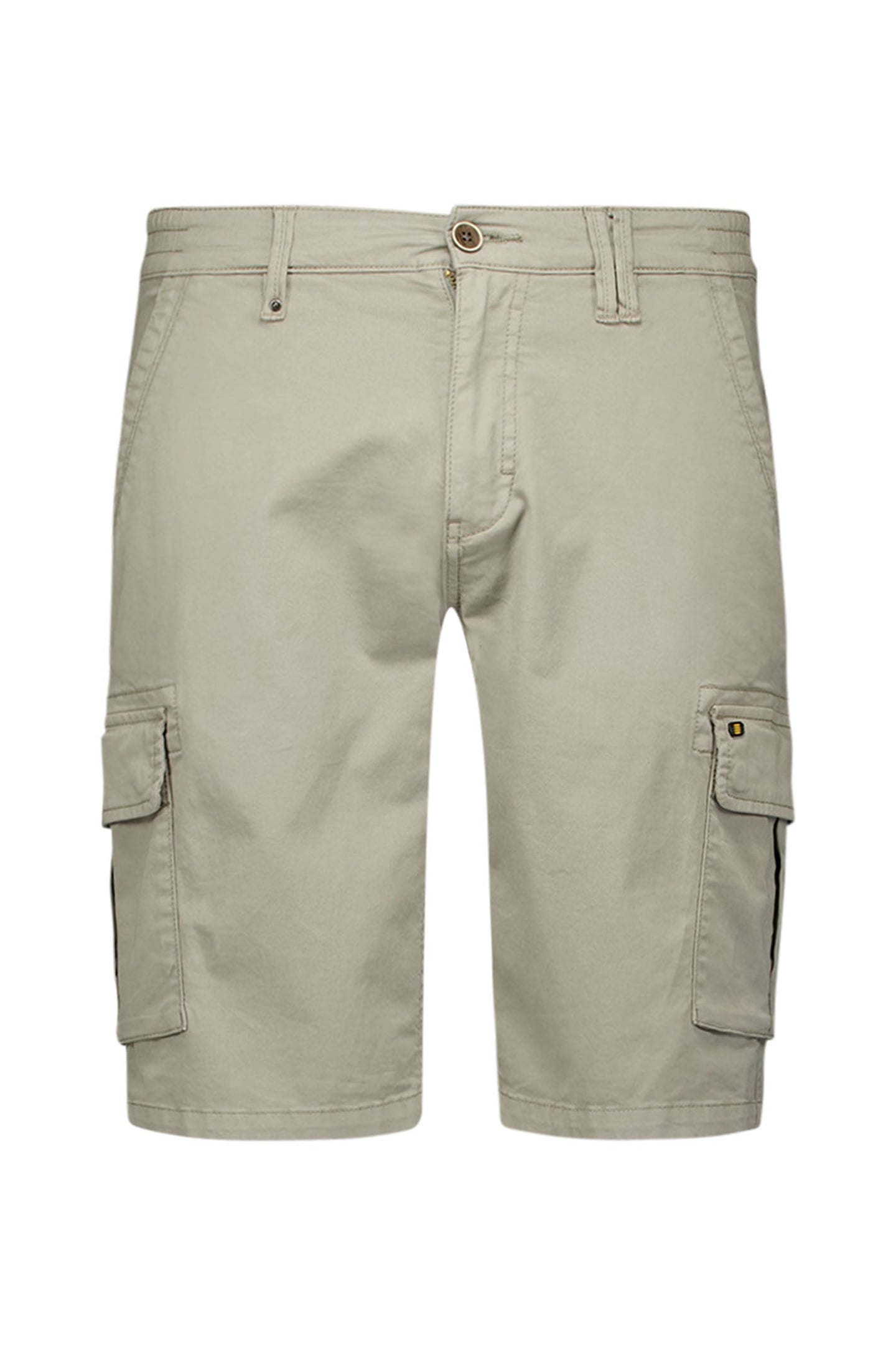 SHORT CARGO GARMENT DYED + STONE WASHED STRETCH LIGHT ARMY 4