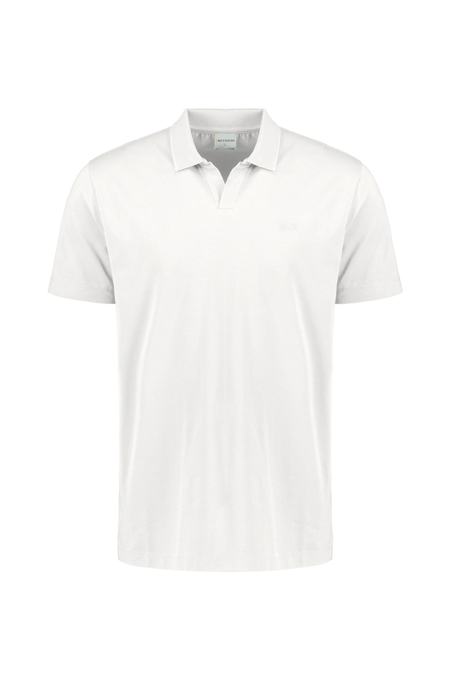 POLO V SOLID STRETCH WHITE 5