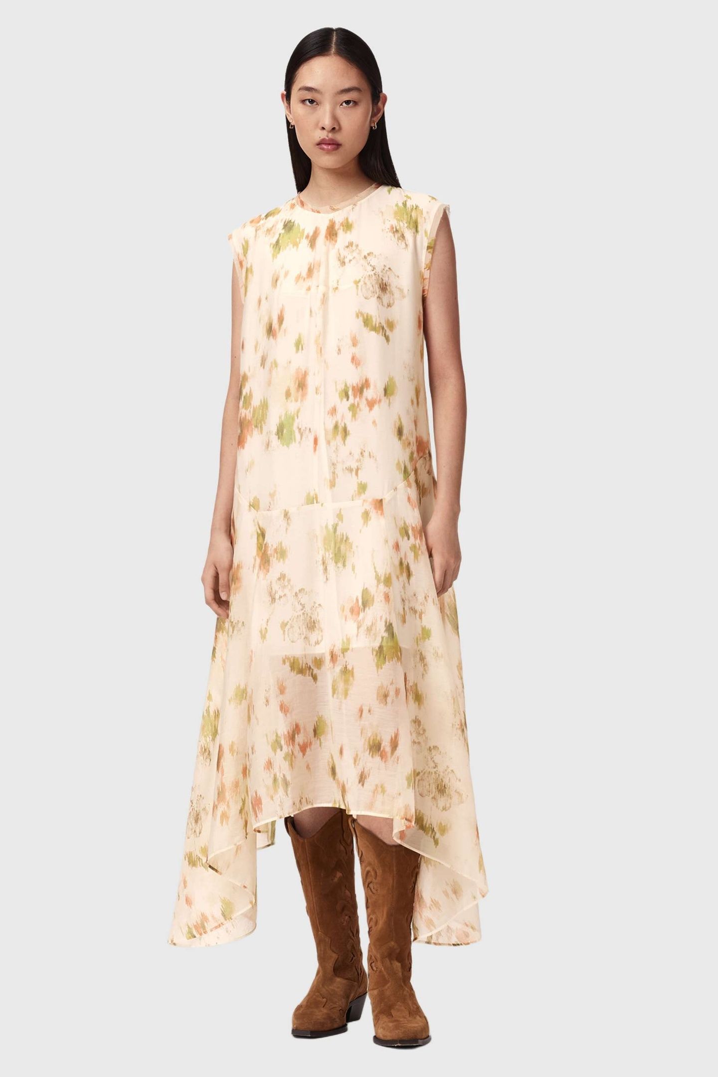 TANNER DRESS WILDFLOWER WHITE 1