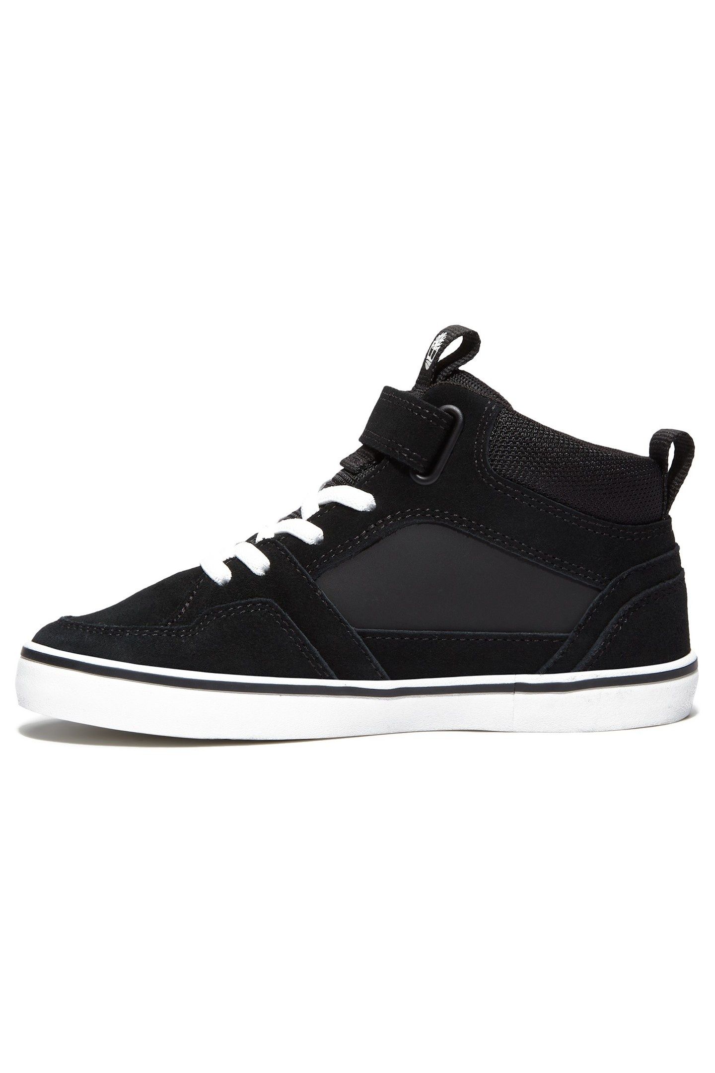 STONE JUMP MID HOOK & LOOP SNEAKER BLACK SUEDE 3