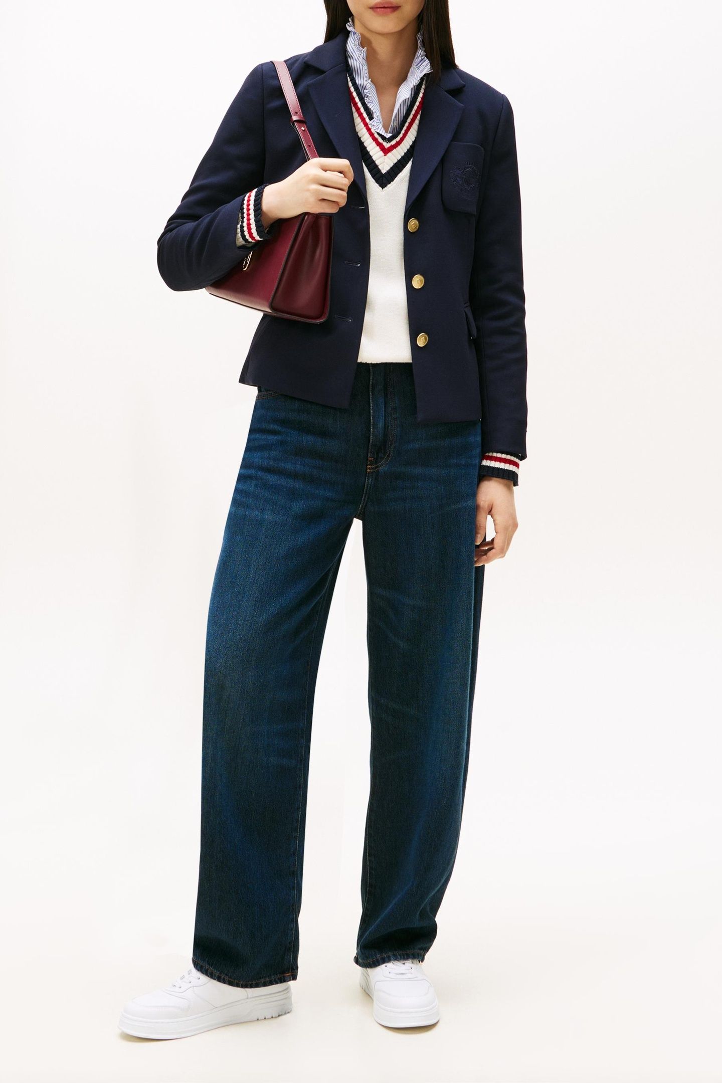 PUNTO TONAL CREST BLAZER DARK NIGHT NAVY 2