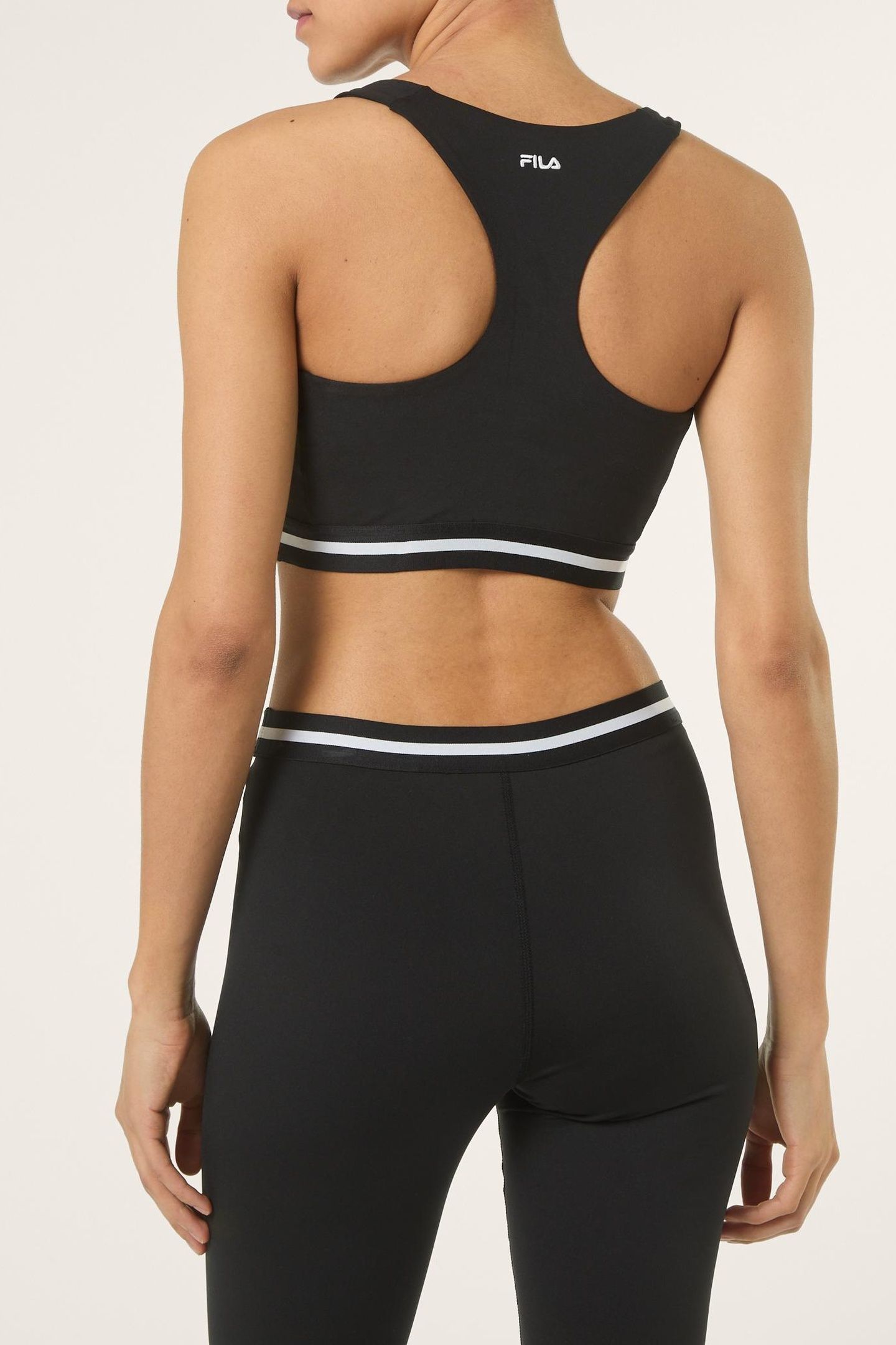 LUNATA GRAPHIC TAPED BRA TOP BLACK 3