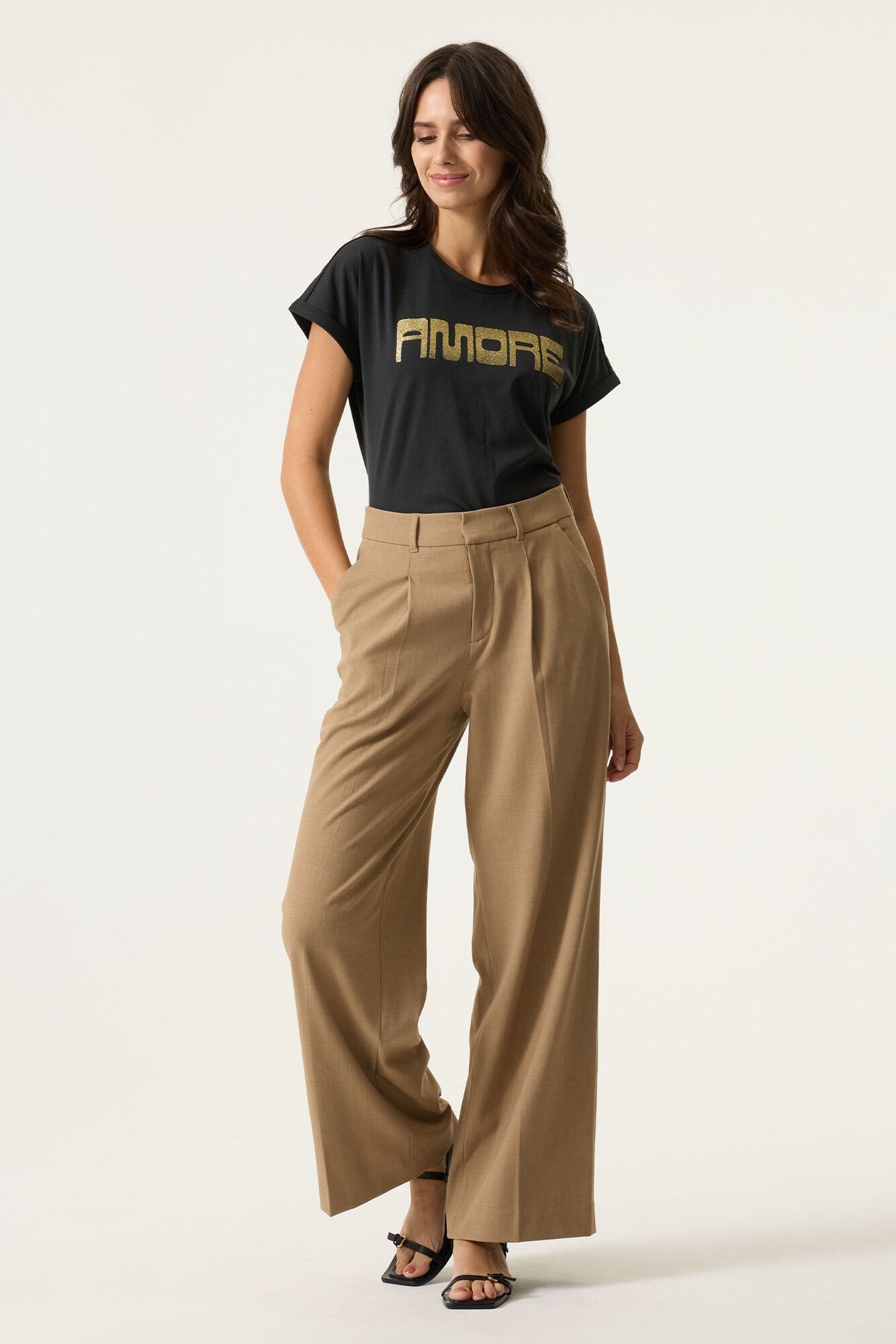 LADIES T-SHIRT SS ANTRACITE 2