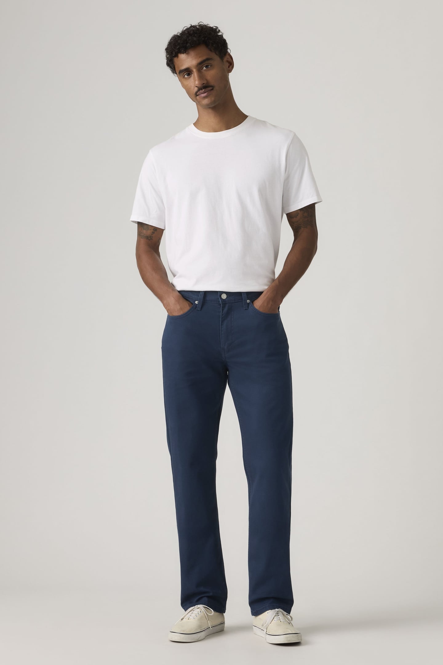 514 STRAIGHT NAVY JEANS 1