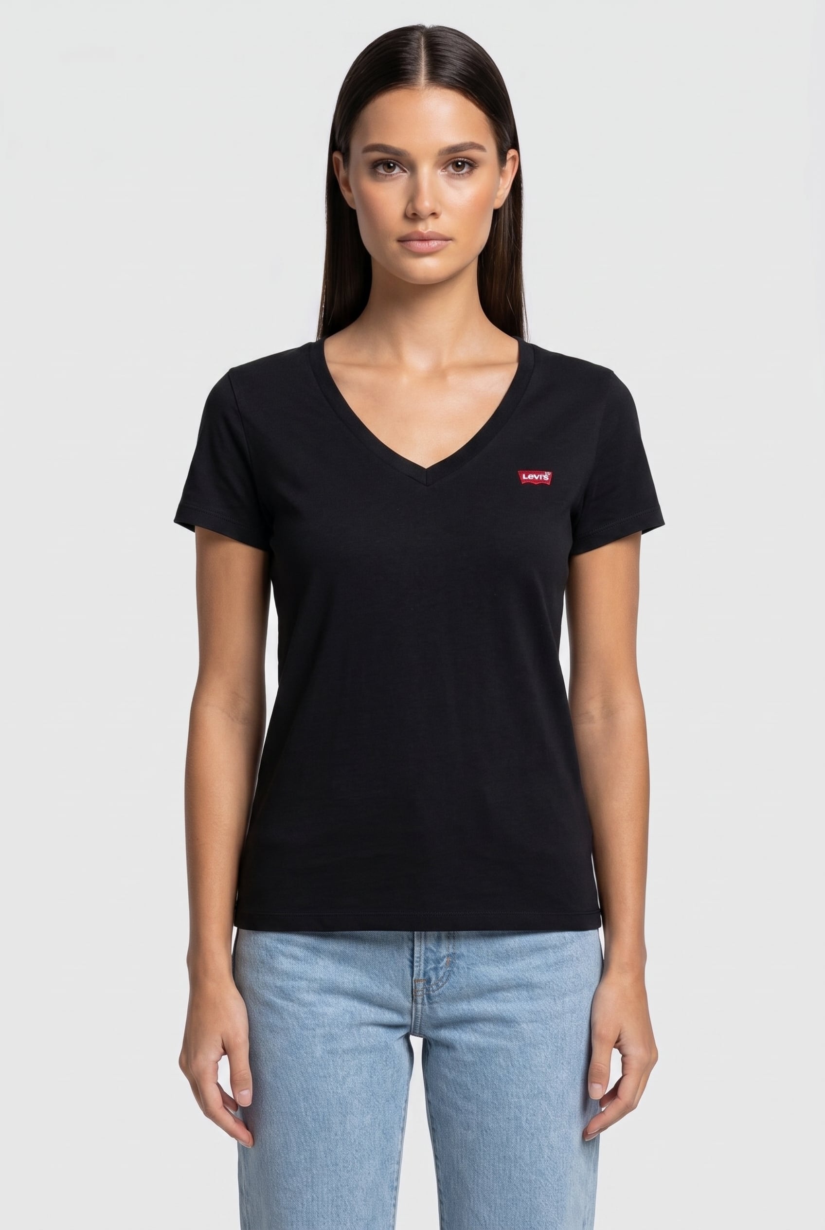 LSEPERFECT VNECK MINERAL BLACK 1