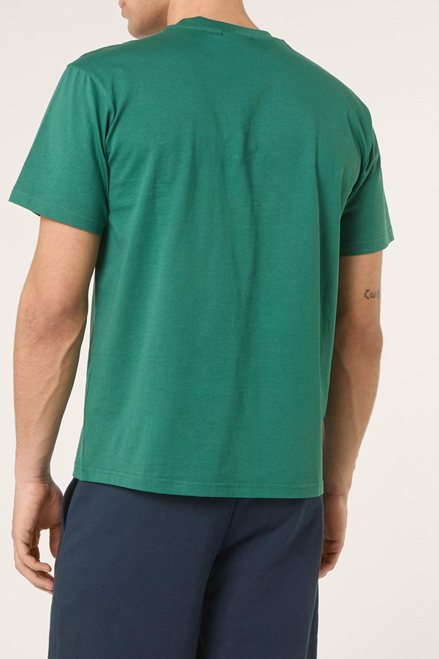DOCCIA RELAXED LOGO GRAPHIC T-SHIRT POSY GREEN 3