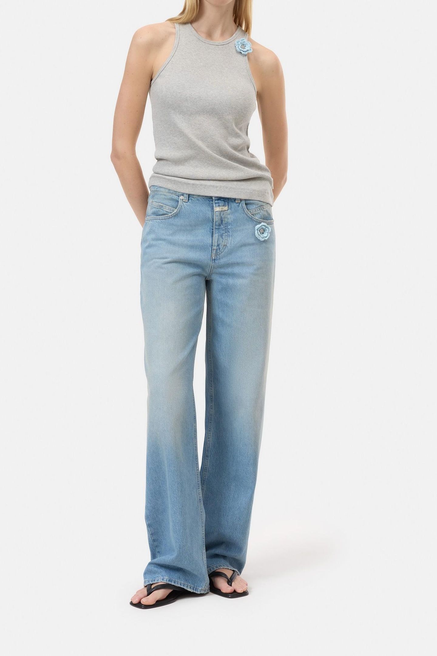 TANK TOP LIGHT GREY MELANGE 1