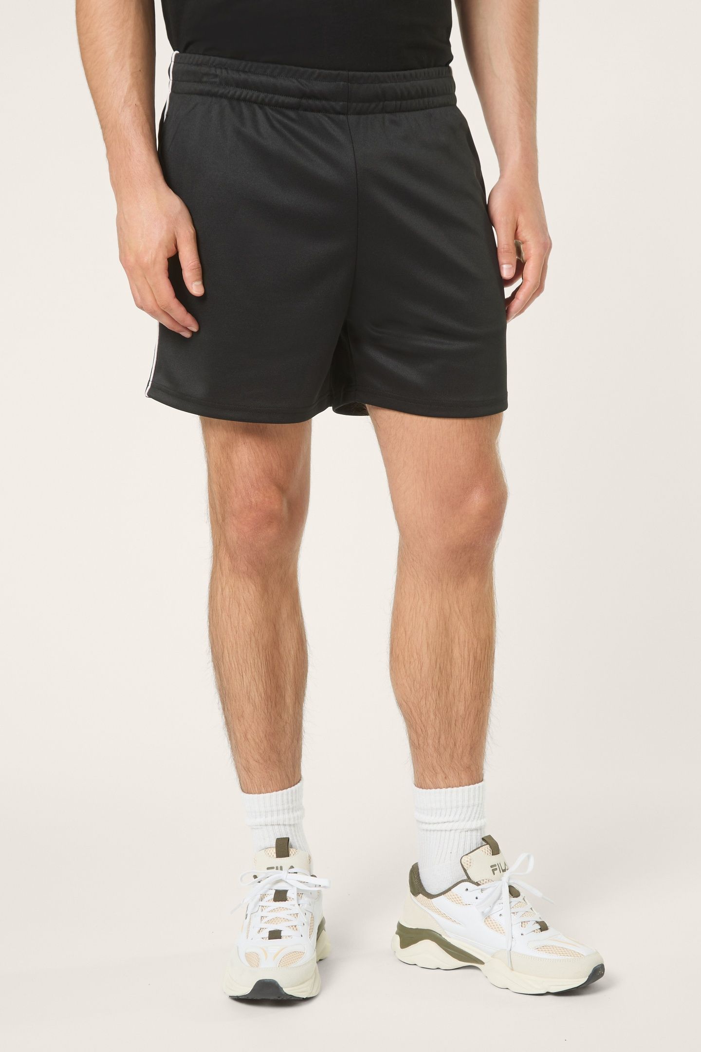 SAGANO REGULAR TRACK SHORTS BLACK 1