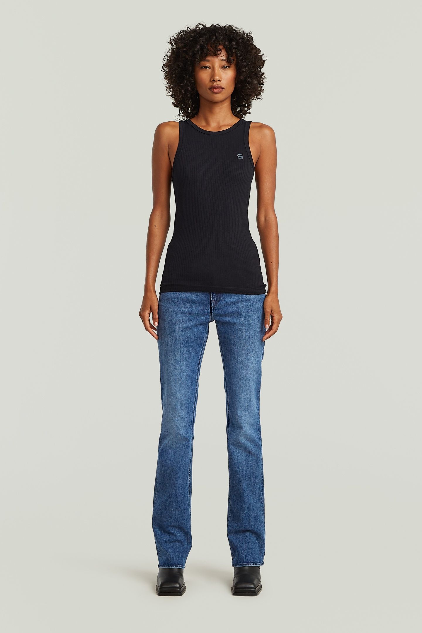 NOXER BOOTCUT JEANS MEDIUM BLUE 3