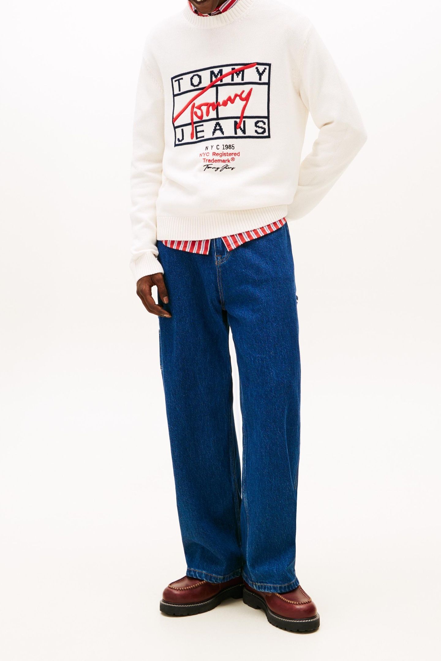 REGULAR SIGNATURE SWEATER ANCIENT WHITE 2