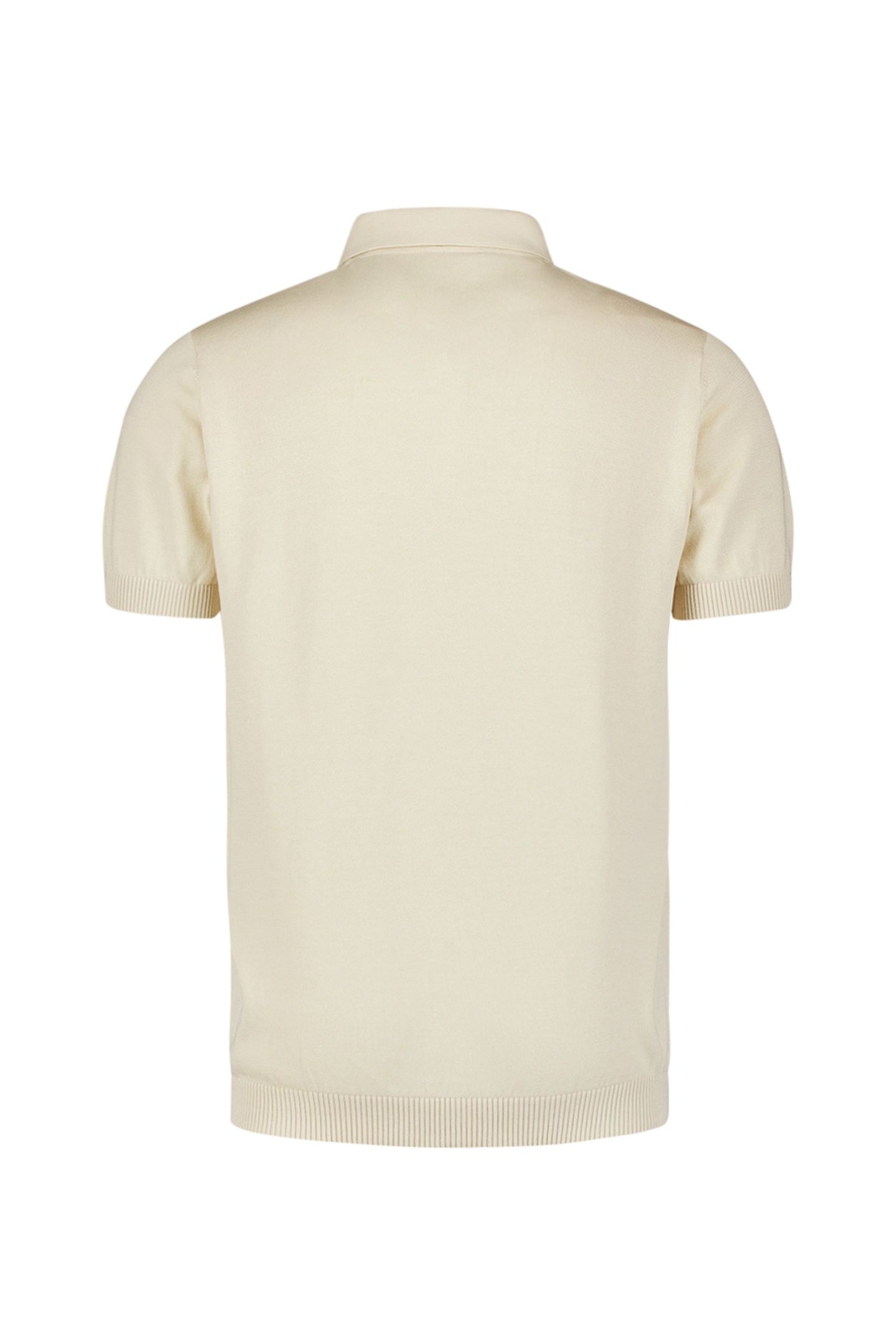 PULLOVER SHORT SLEEVE POLO SOLID PLACED JACQUARD SAND 5