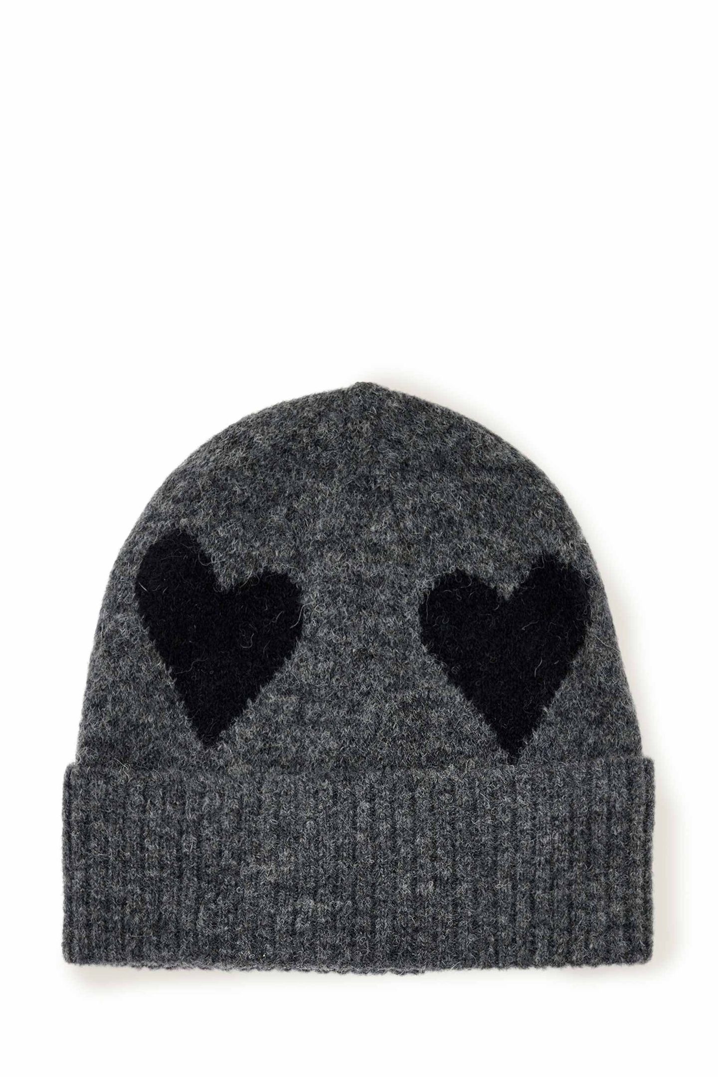 AMORE BEANIE CHARCOAL GREY 2