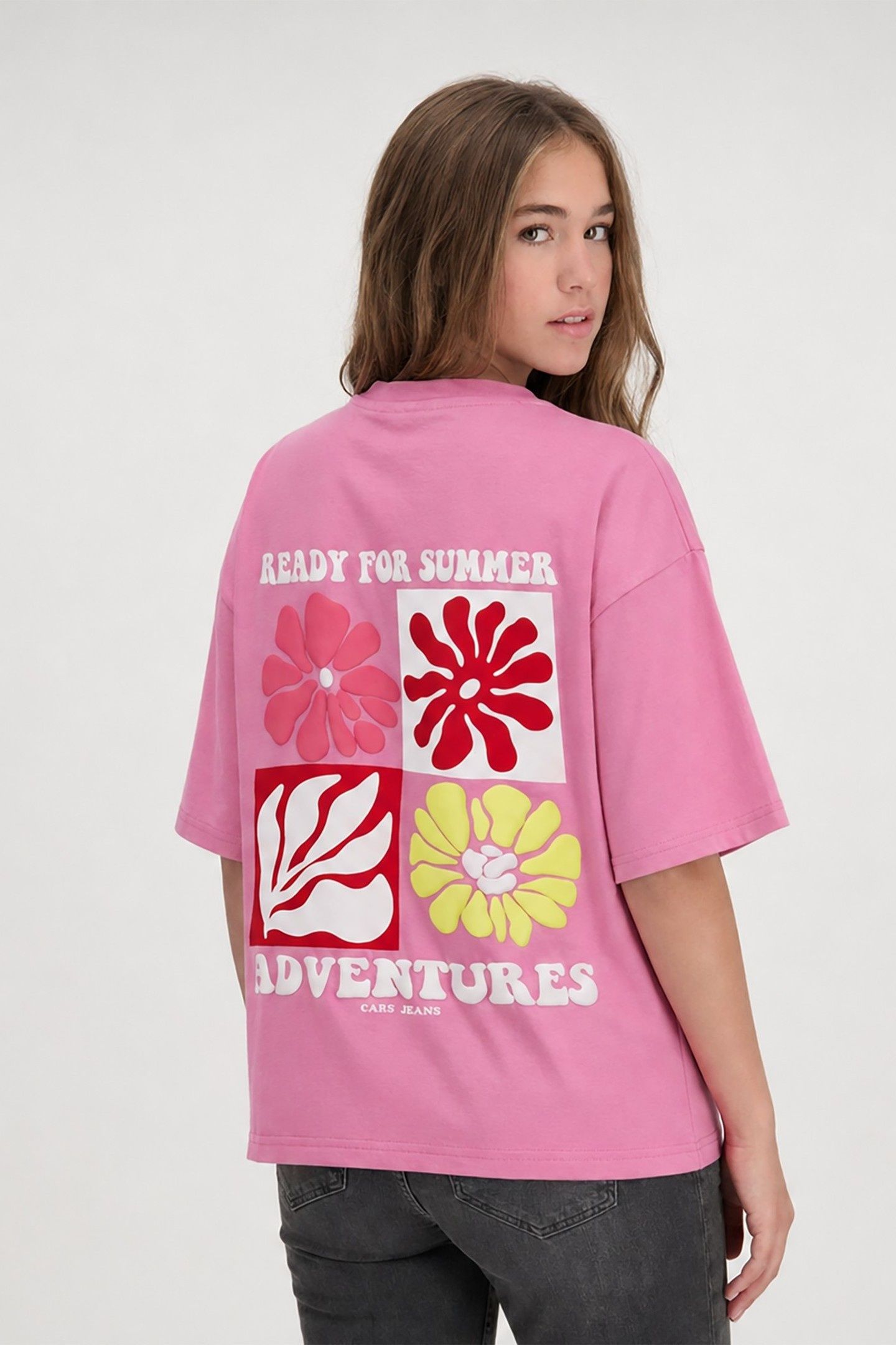 GIRLS JUNIE TS LIGHT PINK 1