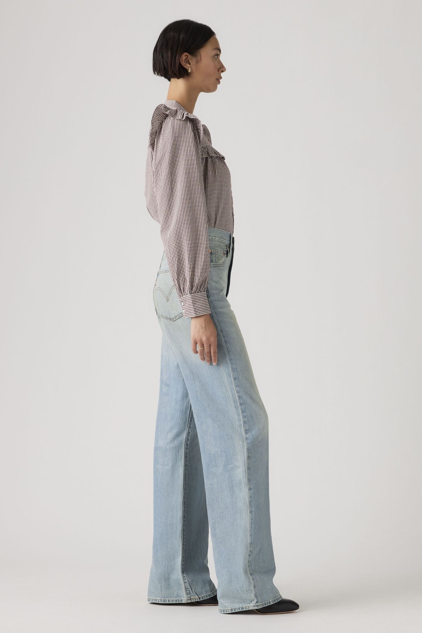 RIBCAGE WIDE LEG LIGHTWEIGHT JEANS 4