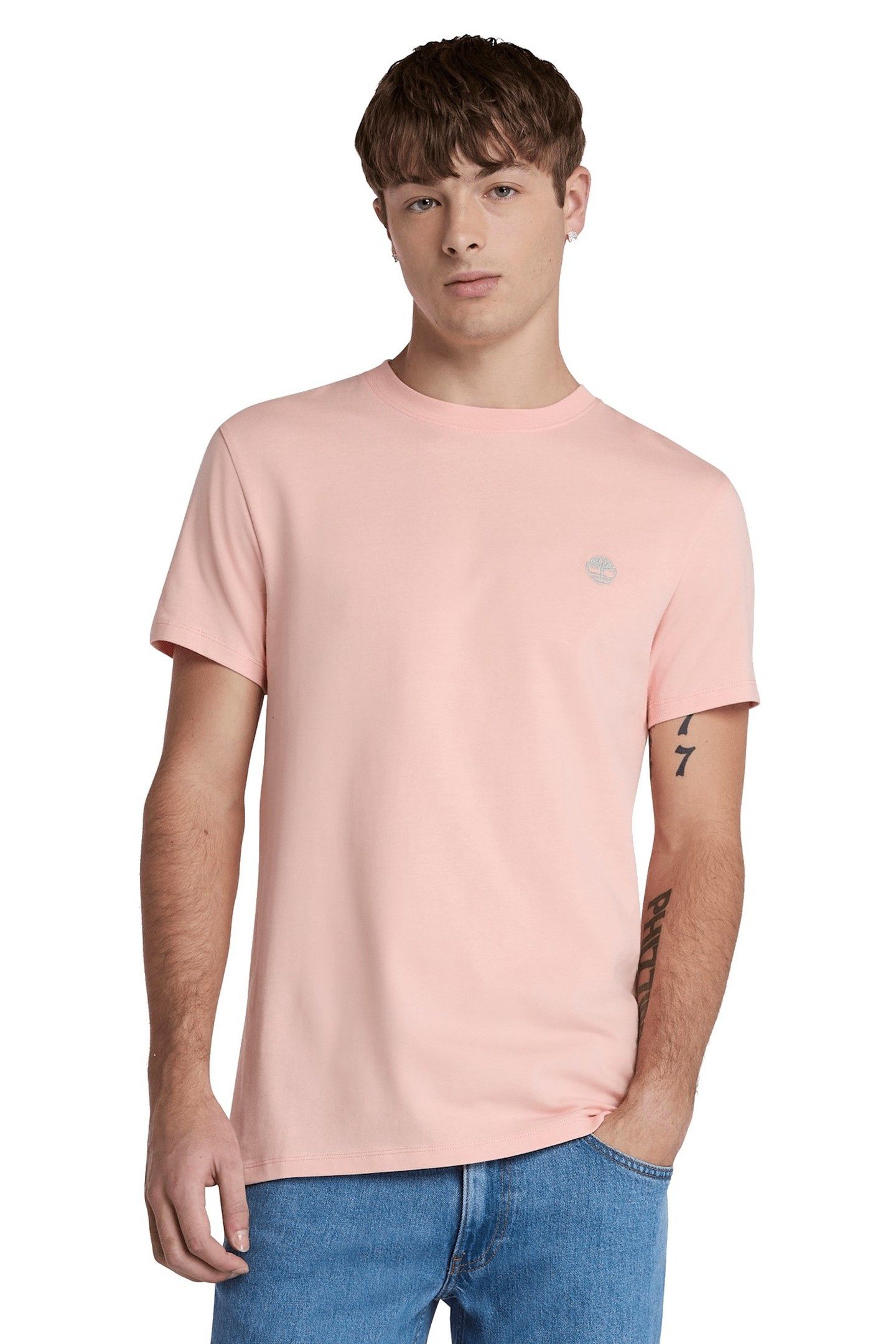 DUNSTAN RIVER SHORT SLEEVE TEE TROPICAL PEACH 1