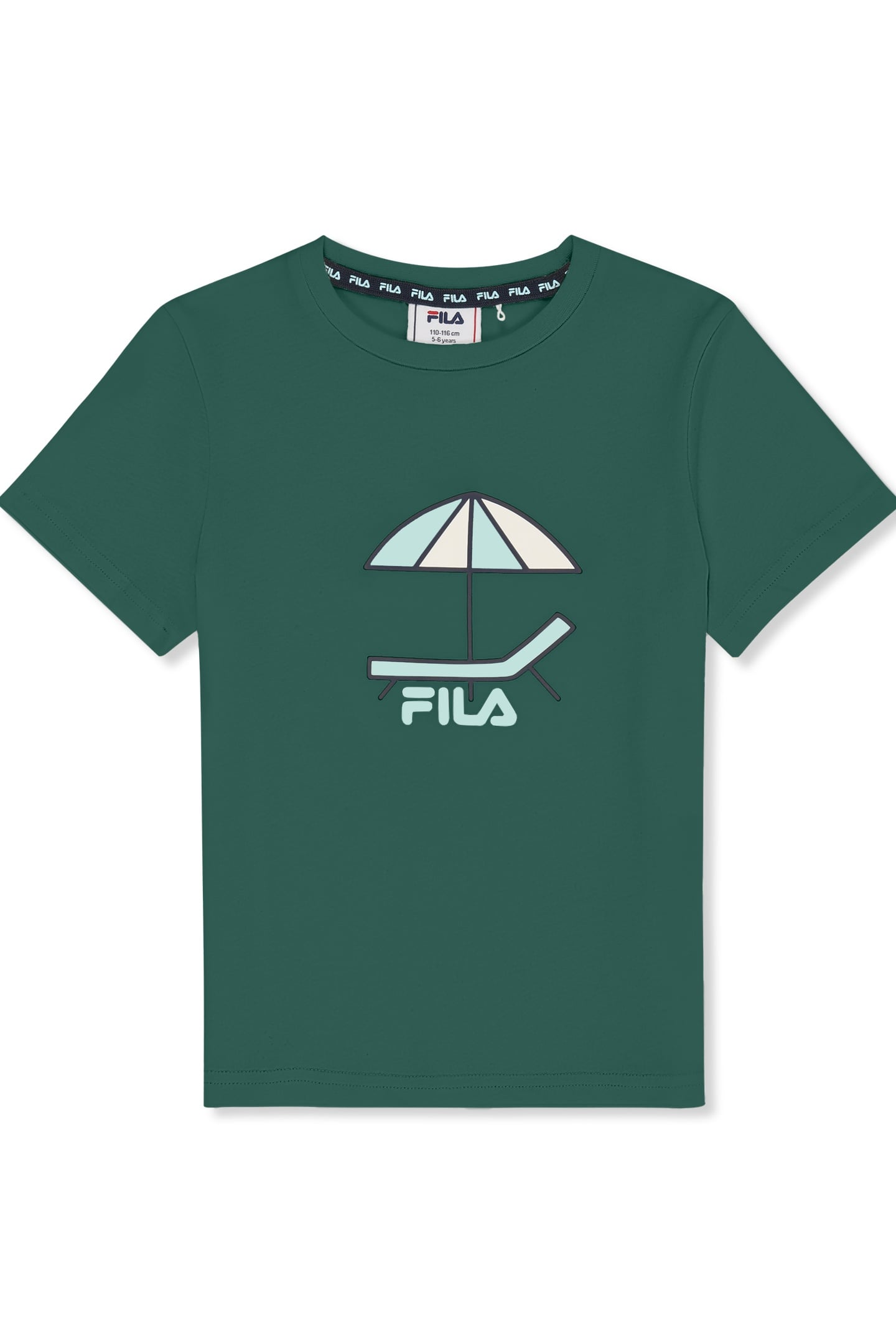 CRESPINA REGULAR GRAPHIC T-SHIRT POSY GREEN 1