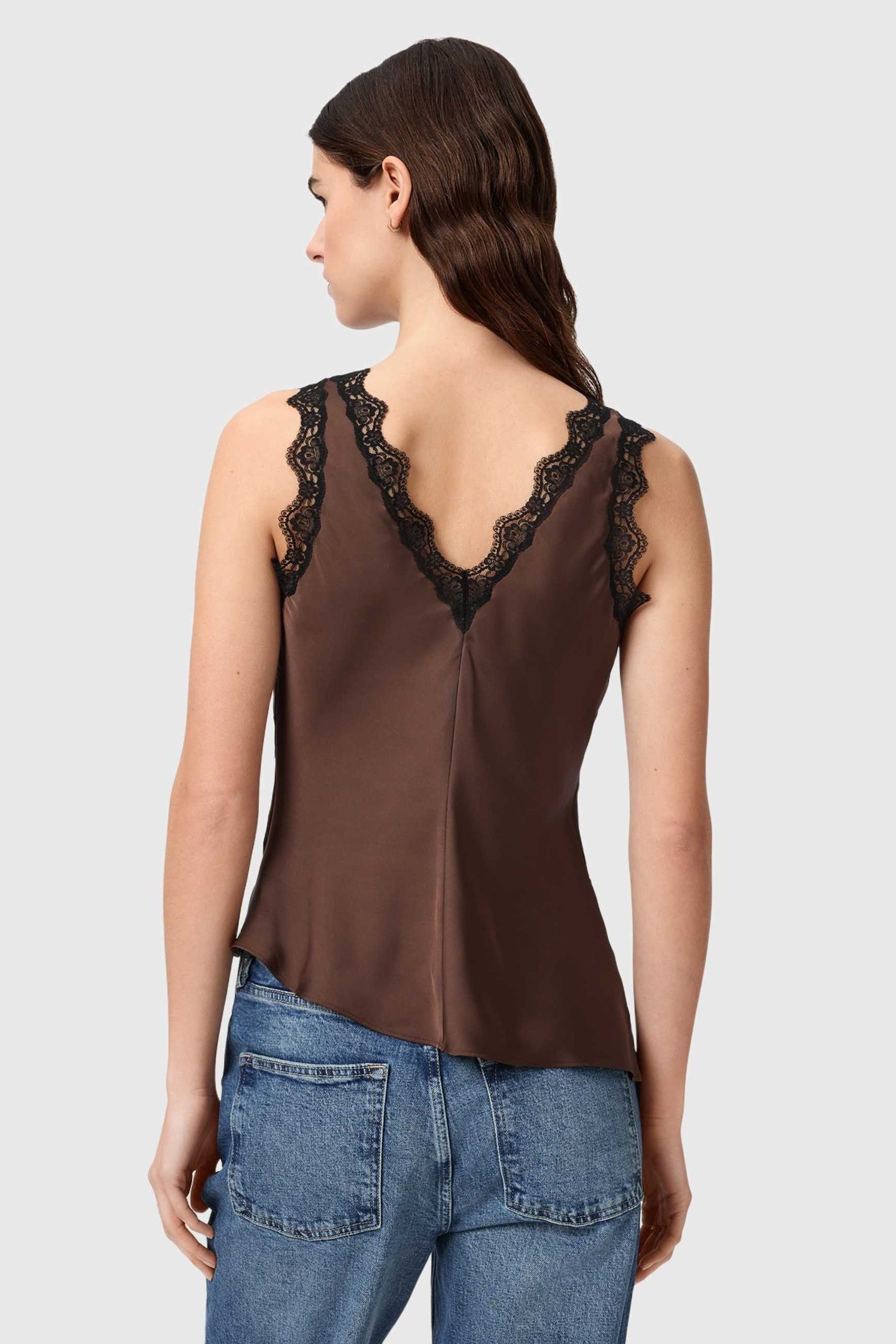ILKA LACE CAMI BITTER BROWN 4