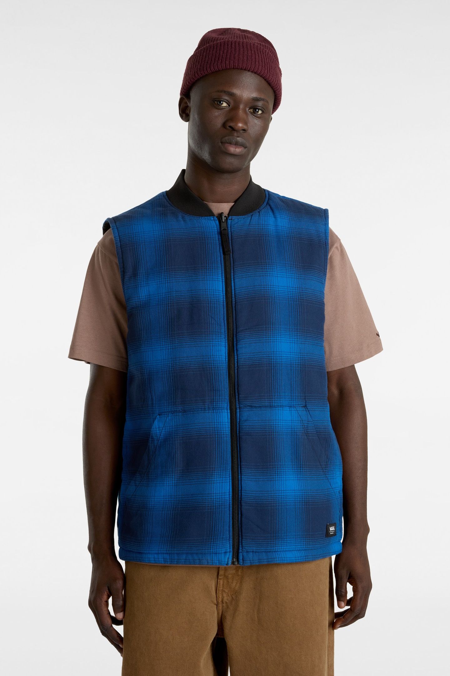TALBOT REVERSIBLE VEST BLACK/TRUE BLUE 5