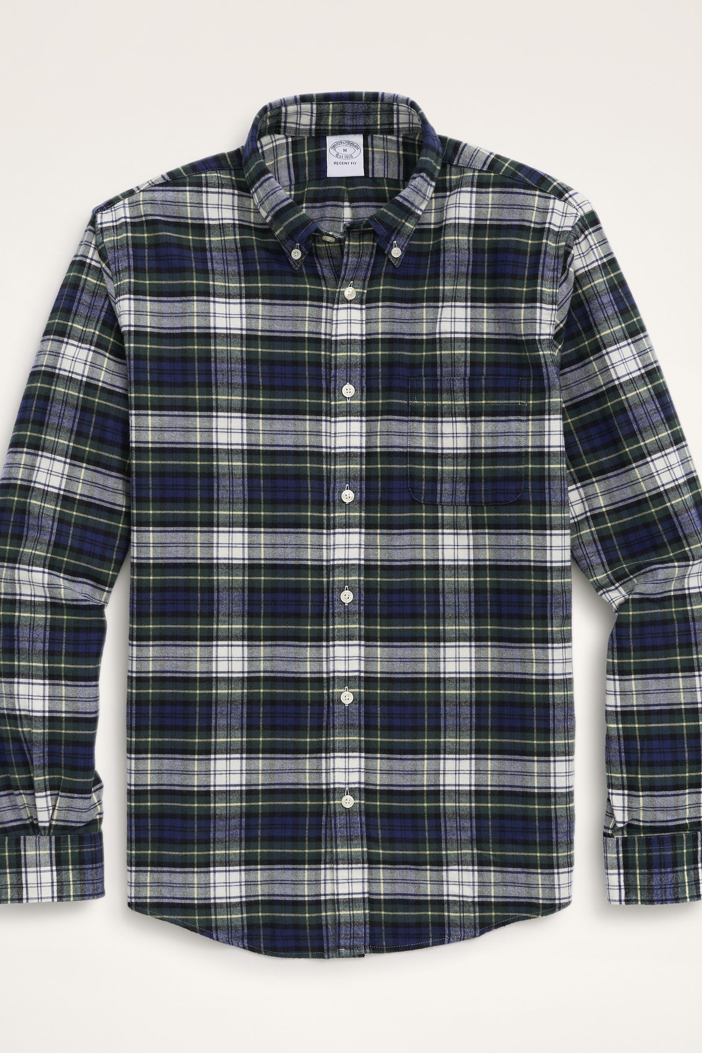 CASUAL COTTON FLANNEL REGULAR FIT OPEN WHITE 3