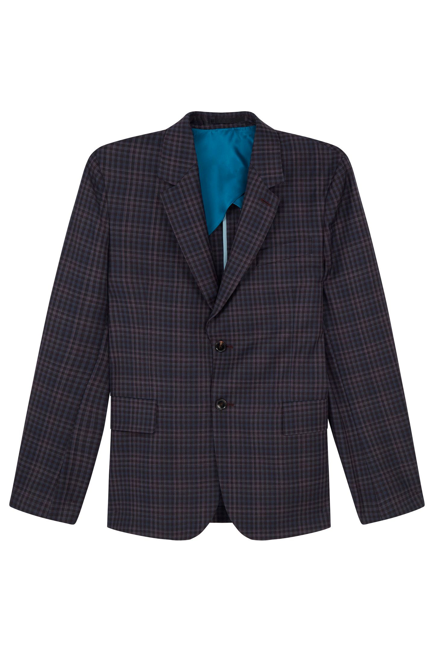 MENS 2 BUTTON JACKET DARK VIOLET 2