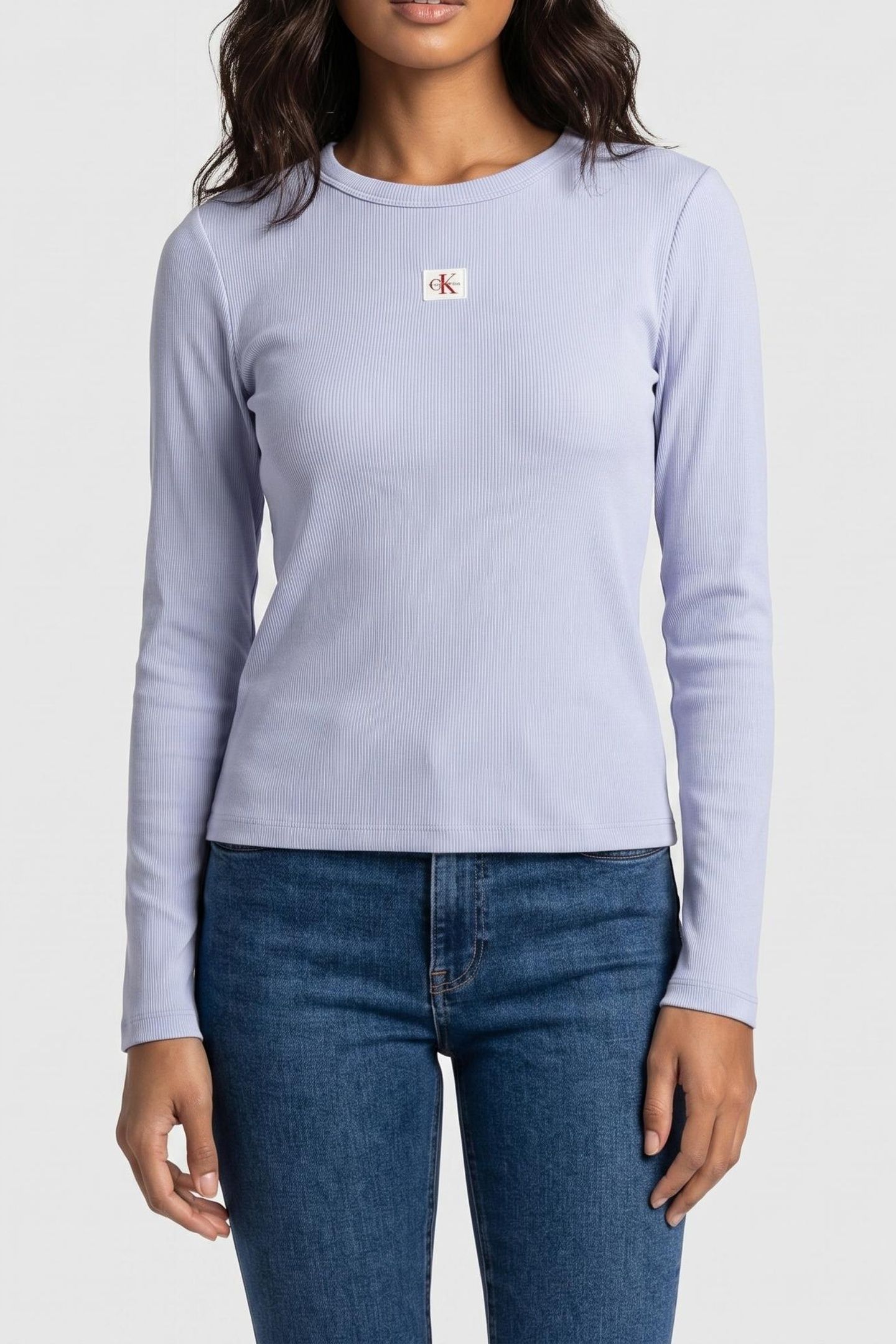 LS WOVEN LABEL 2X2 TOP CASUAL BLUE 1