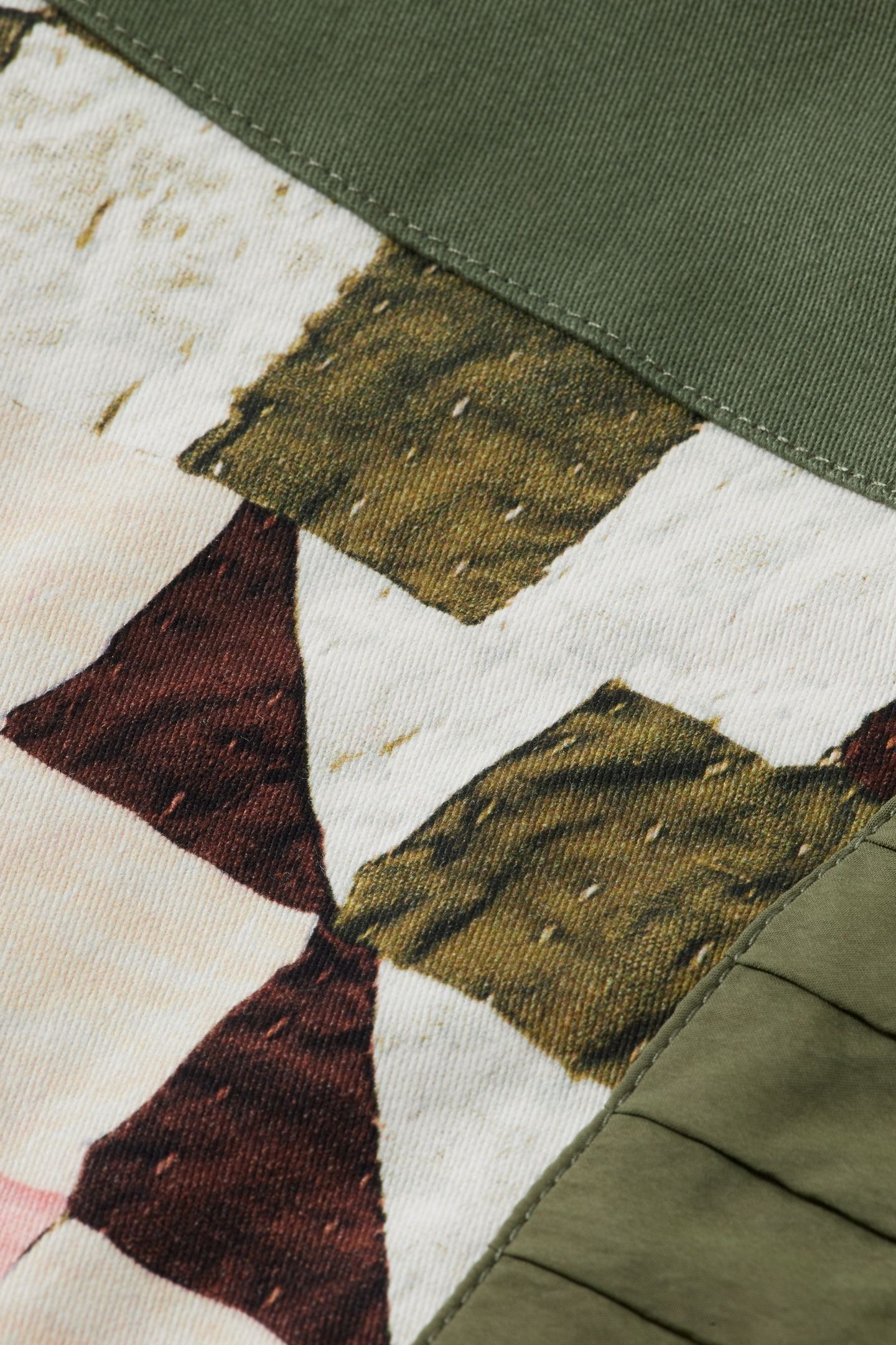 GIRL PATCHWORK GILET THYME 3