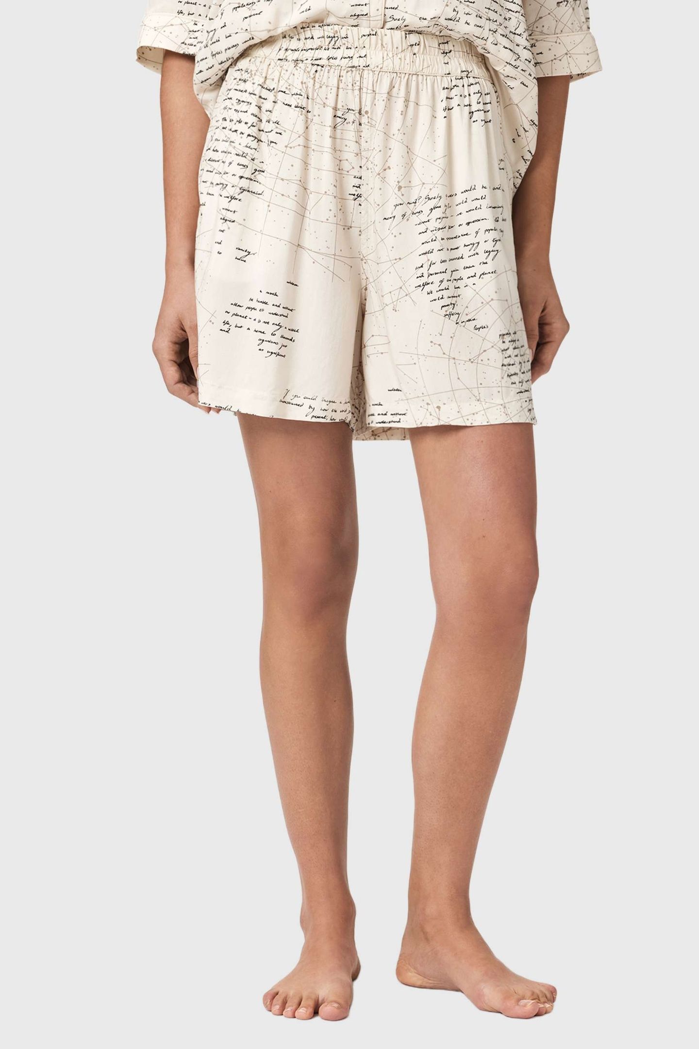 CLEM PJ SET SCRIPT OFF WHITE 2