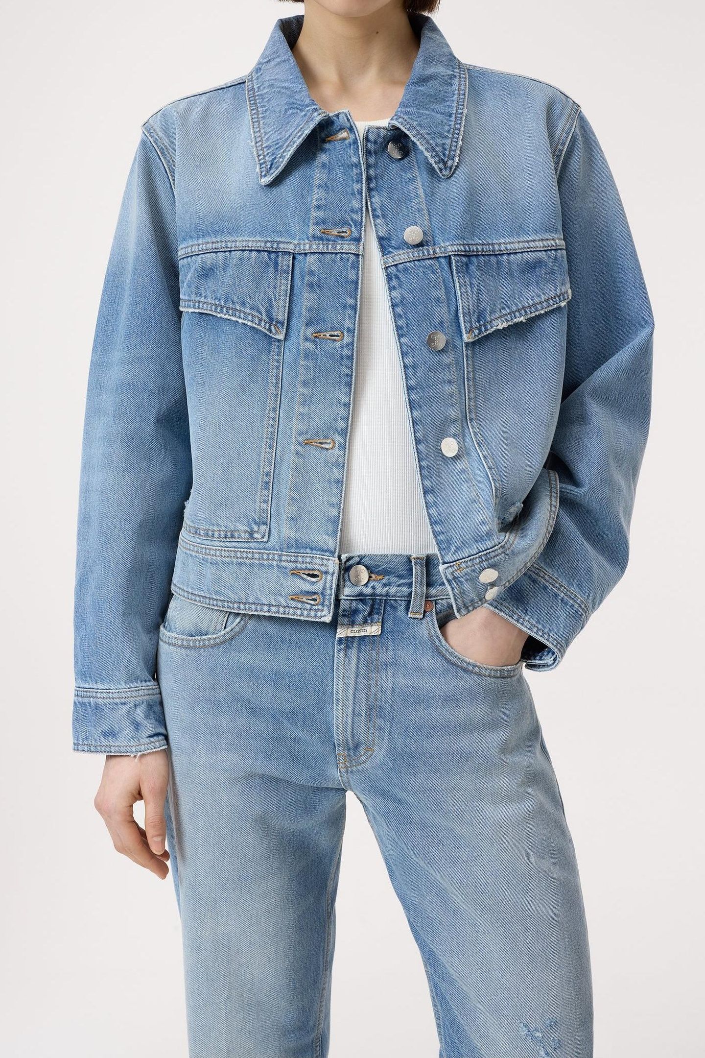 33° DENIM JACKET MID BLUE 1